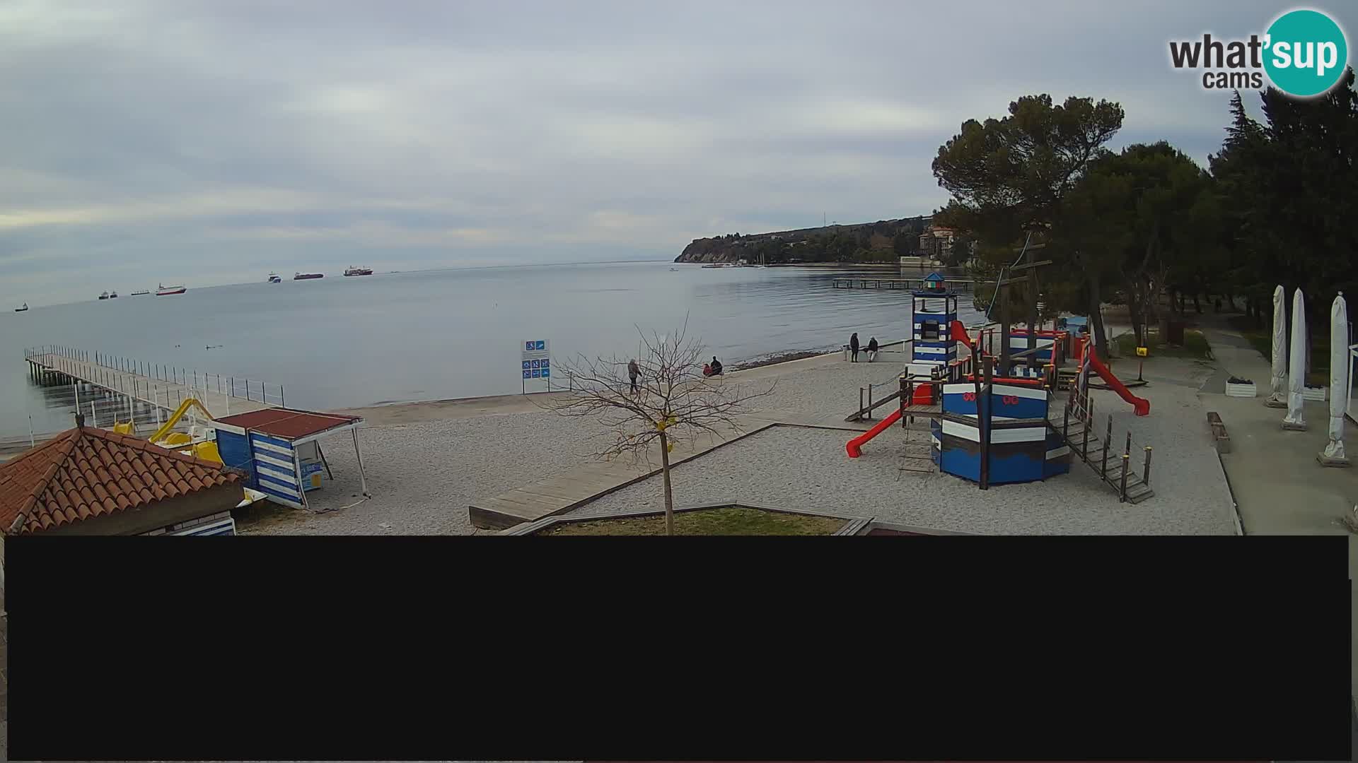 Web kamera uživo Ankaran – Adria Ankaran Hotel & Resort – Slovenija