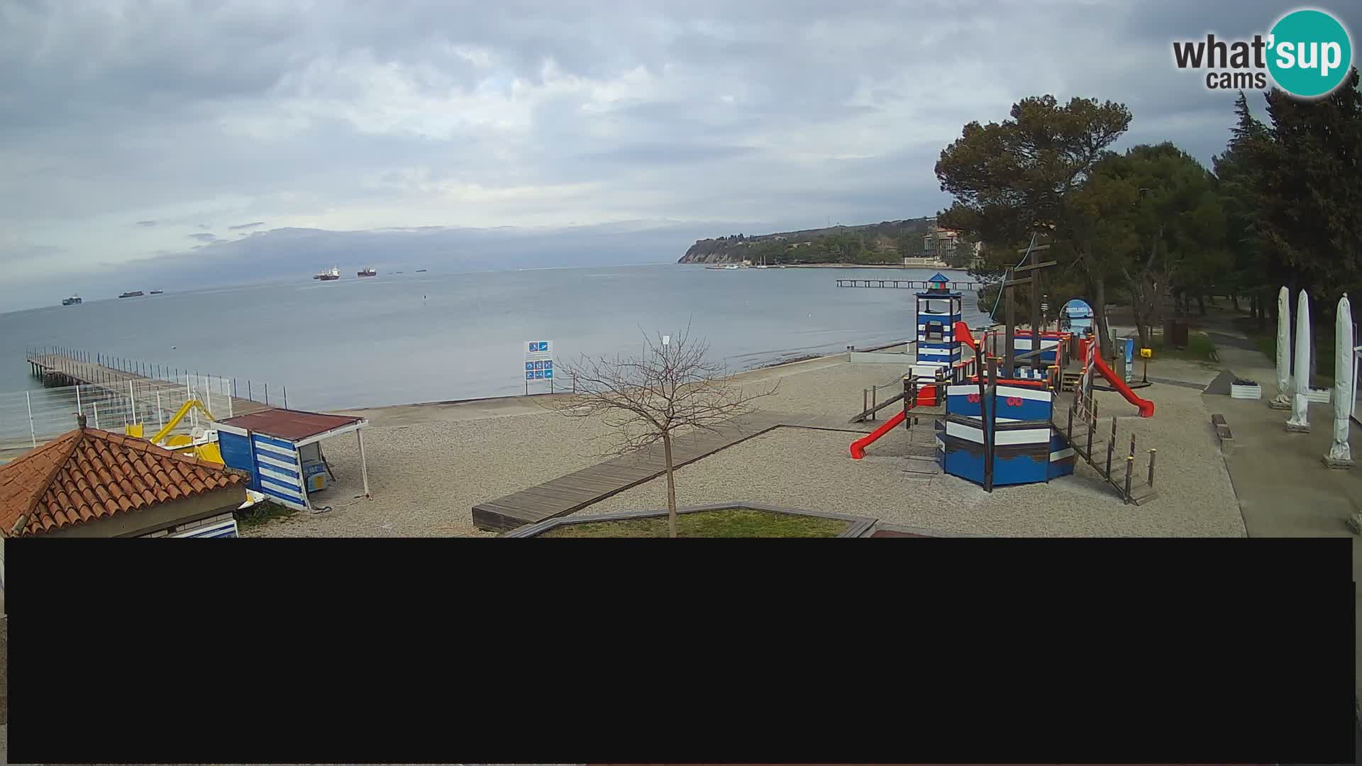 Live webcam Ankaran – Adria Ankaran Hotel & Resort – Slovenia