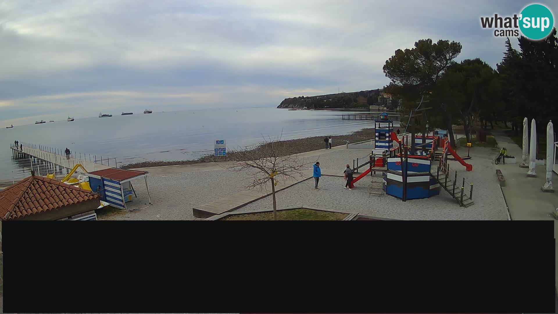 Cámara web en vivo Ankaran – Adria Ankaran Hotel & Resort – Eslovenia