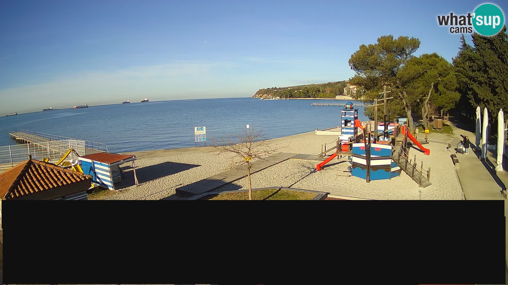 Cámara web en vivo Ankaran – Adria Ankaran Hotel & Resort – Eslovenia