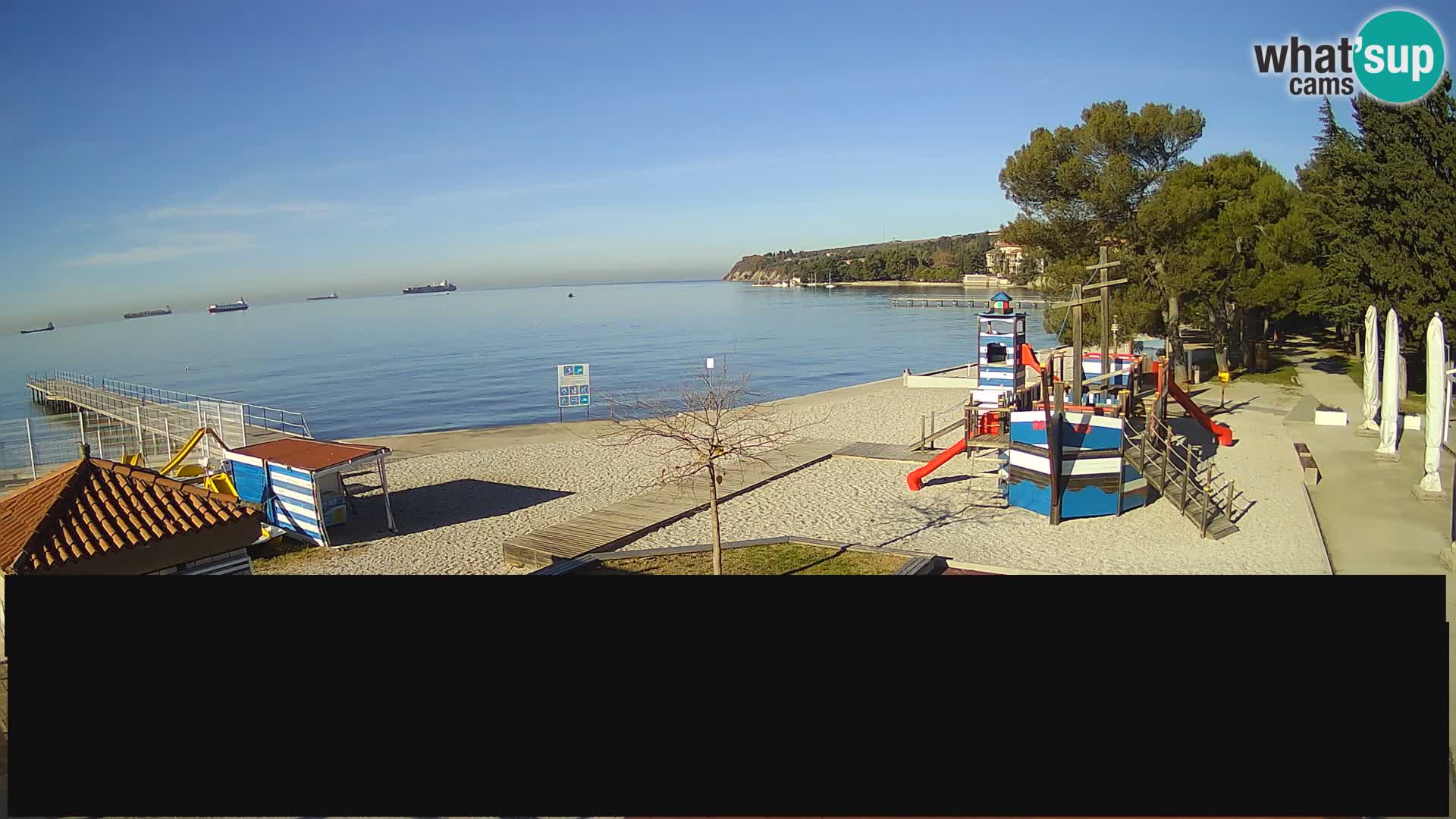 Live webcam Ankaran – Adria Ankaran Hotel & Resort – Slovenia