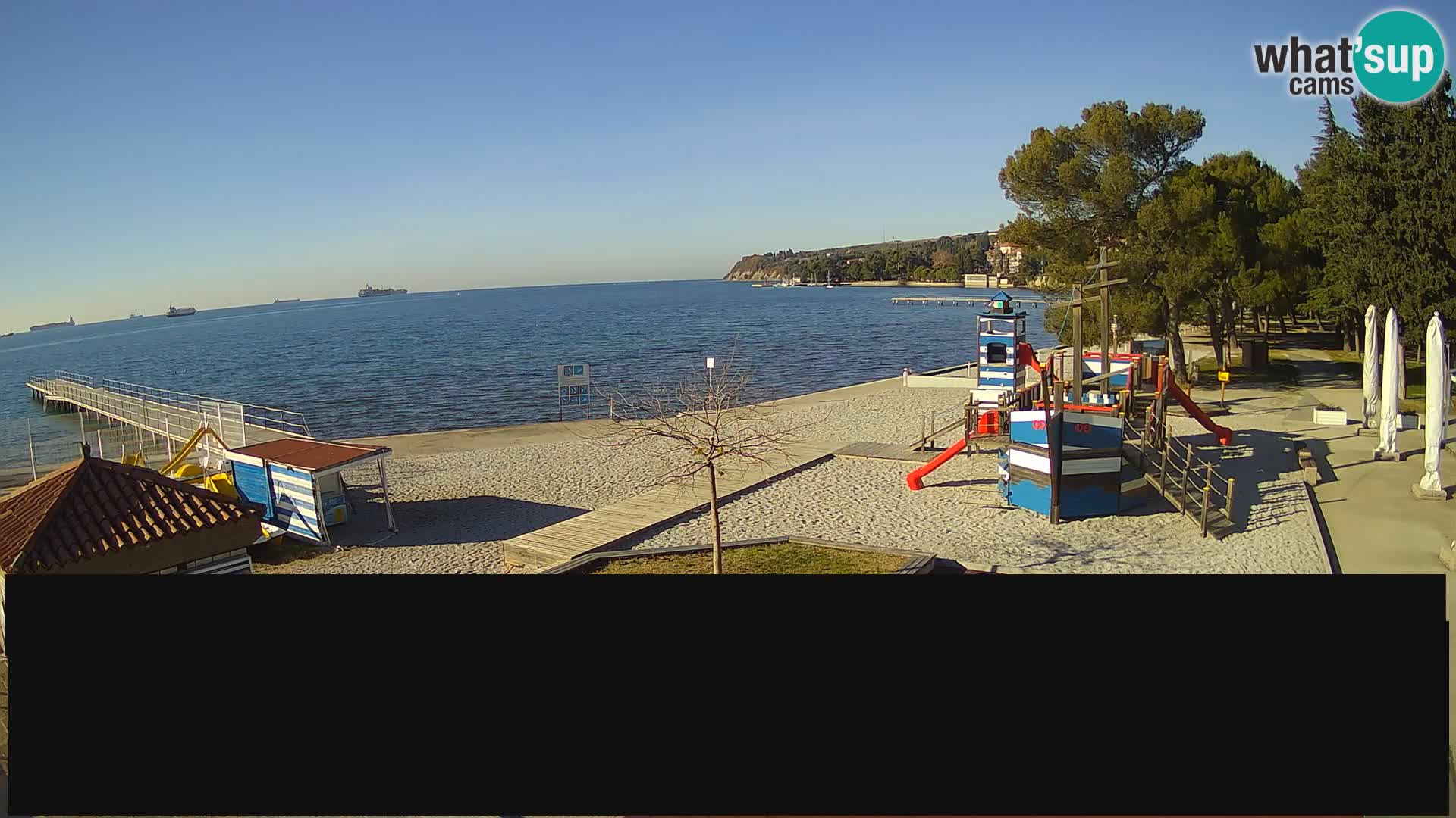 Cámara web en vivo Ankaran – Adria Ankaran Hotel & Resort – Eslovenia