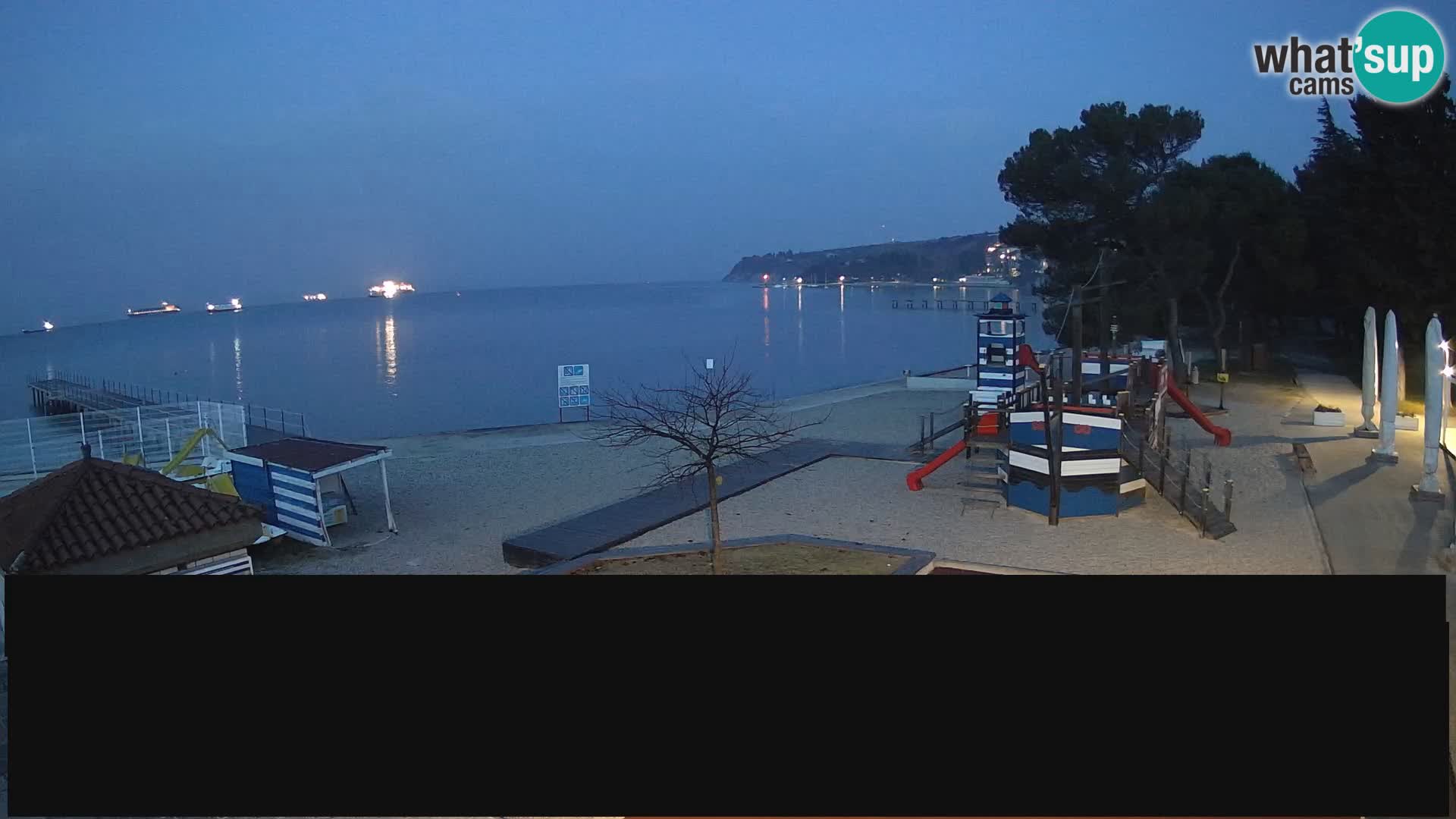 Web kamera uživo Ankaran – Adria Ankaran Hotel & Resort – Slovenija