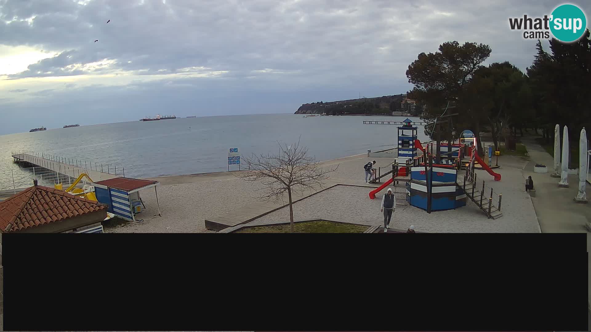 Cámara web en vivo Ankaran – Adria Ankaran Hotel & Resort – Eslovenia