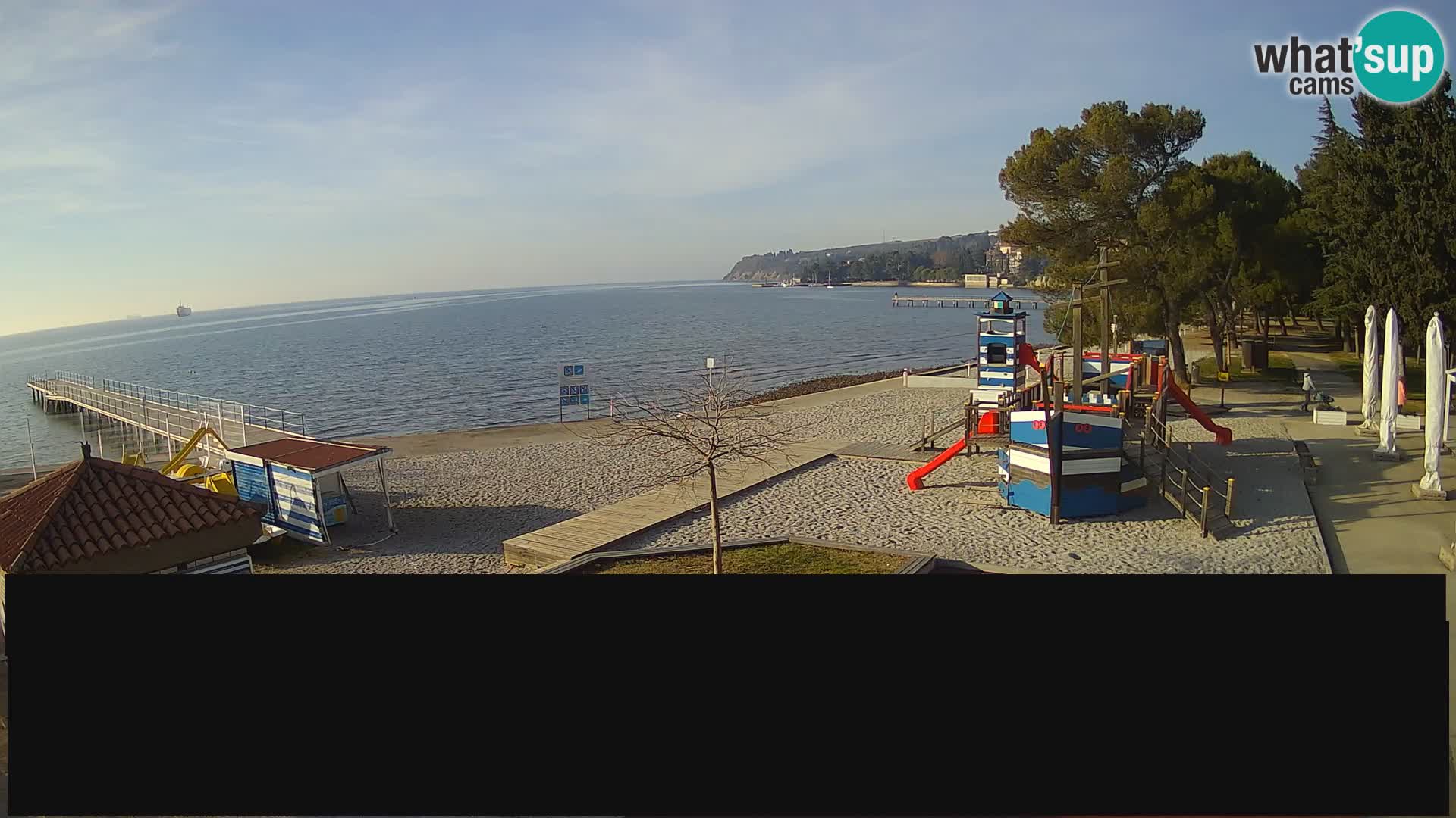 Cámara web en vivo Ankaran – Adria Ankaran Hotel & Resort – Eslovenia