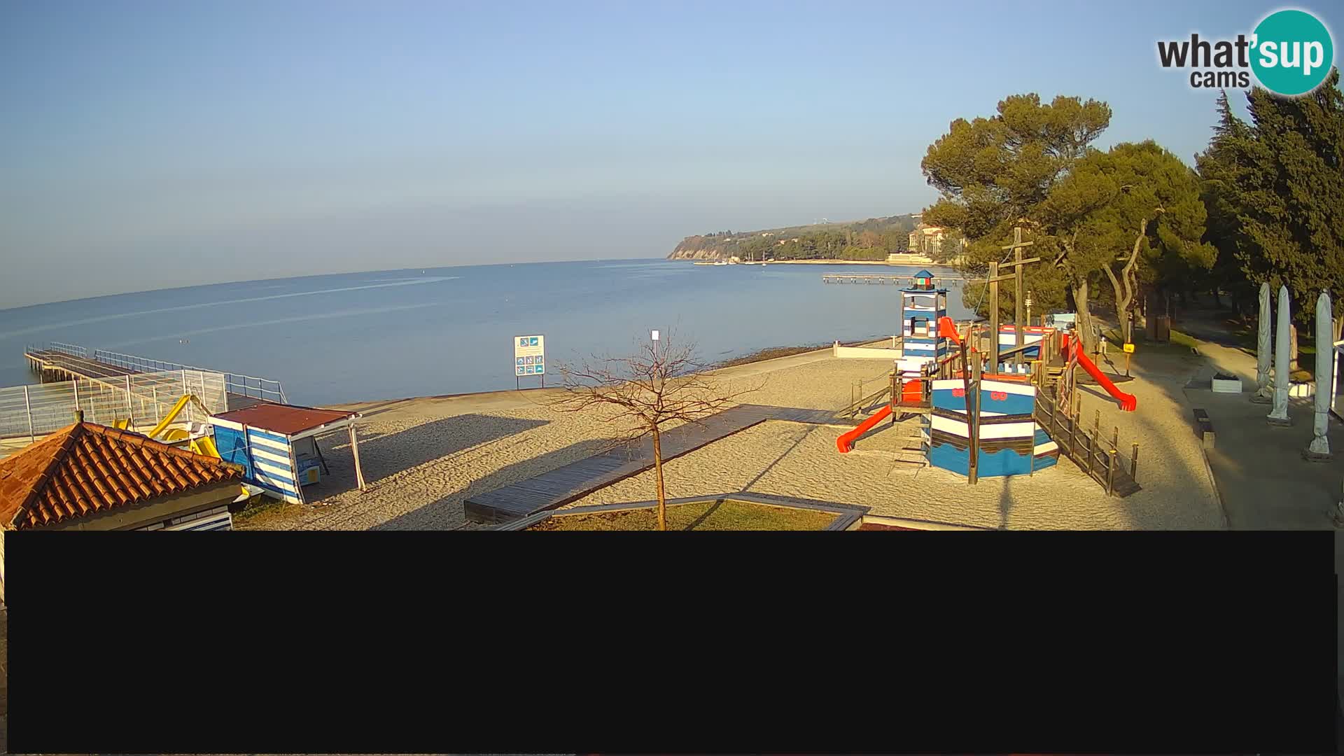 Cámara web en vivo Ankaran – Adria Ankaran Hotel & Resort – Eslovenia