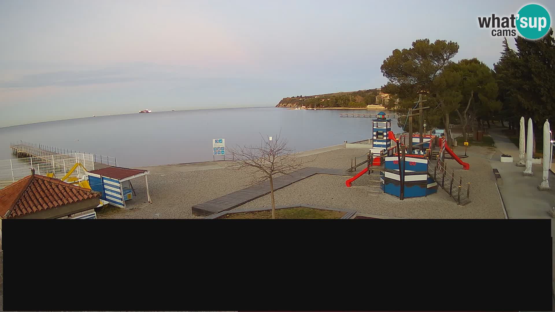 Cámara web en vivo Ankaran – Adria Ankaran Hotel & Resort – Eslovenia