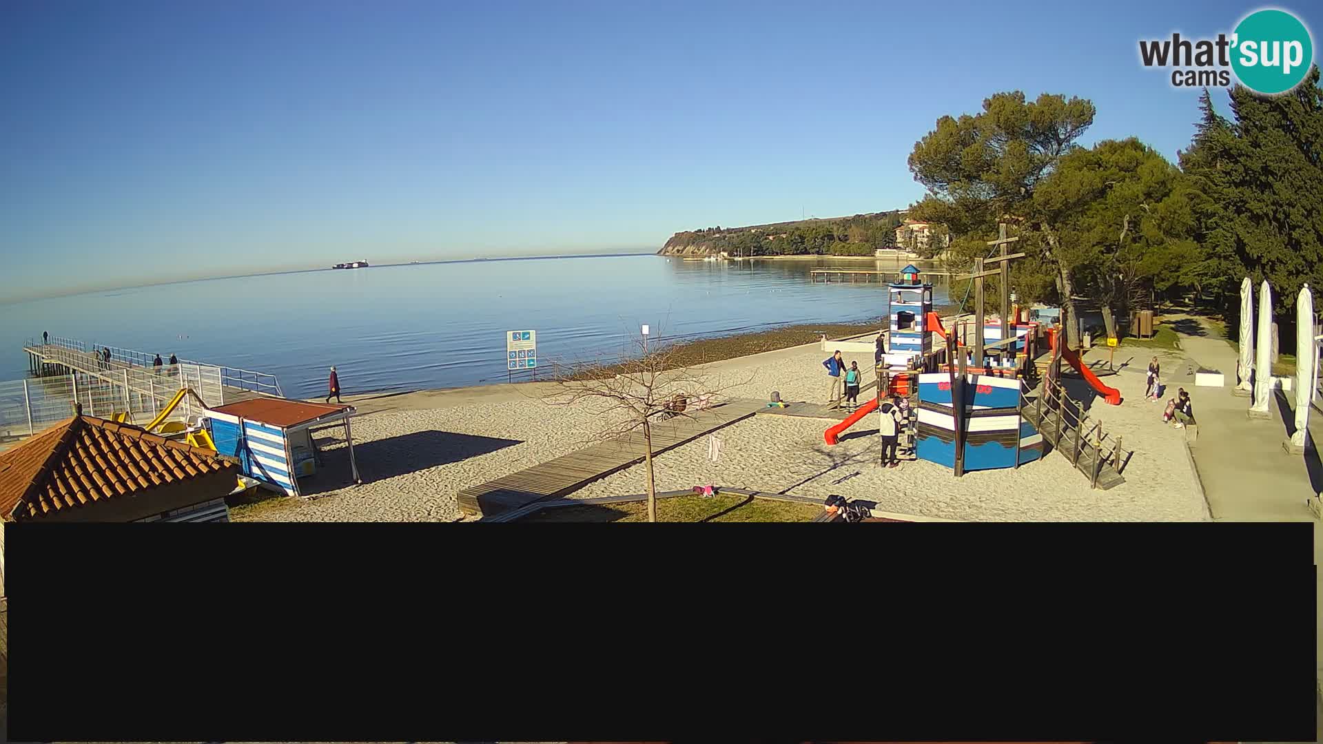 Live webcam Ankaran – Adria Ankaran Hotel & Resort – Slovenia