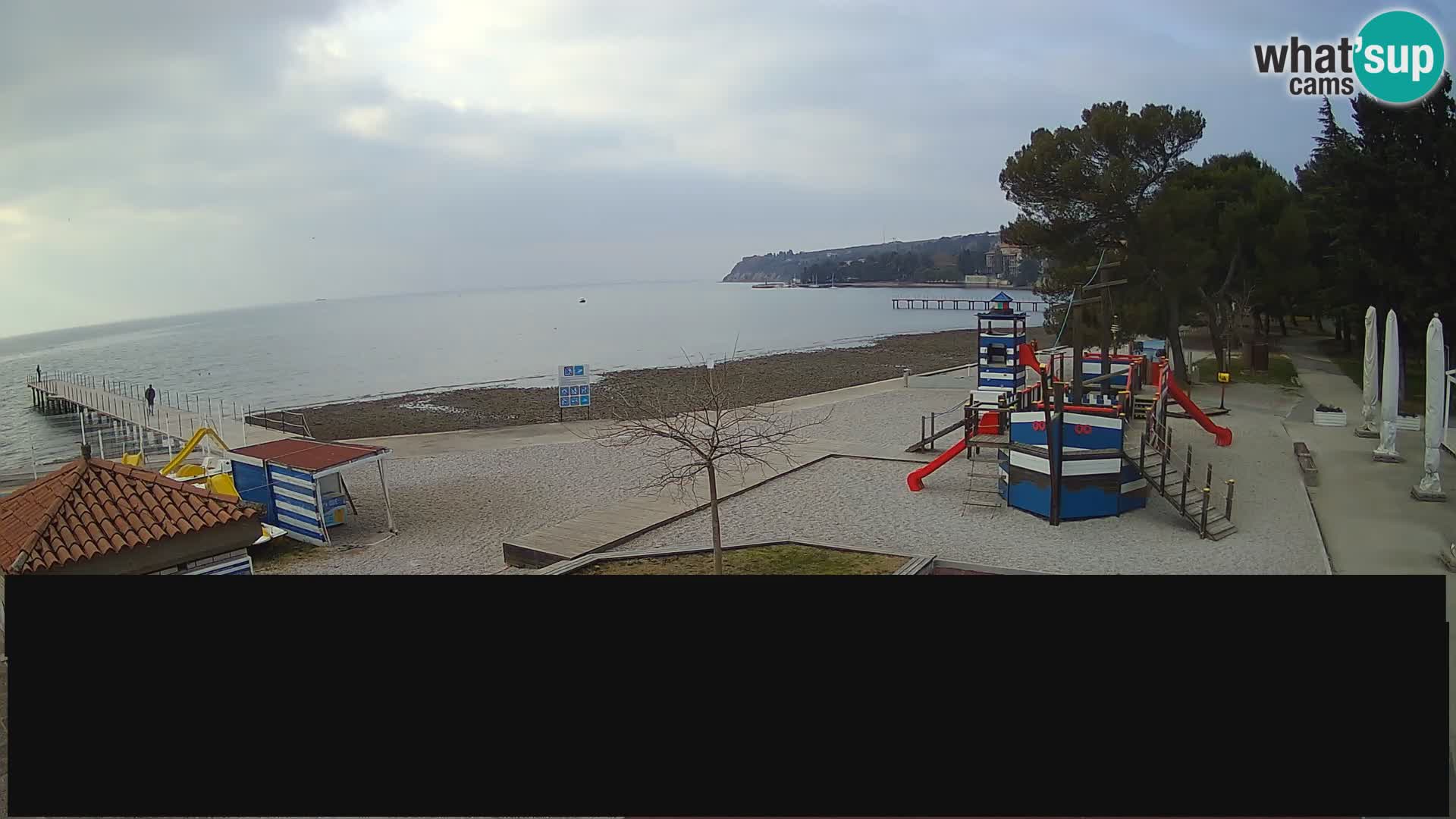 Cámara web en vivo Ankaran – Adria Ankaran Hotel & Resort – Eslovenia