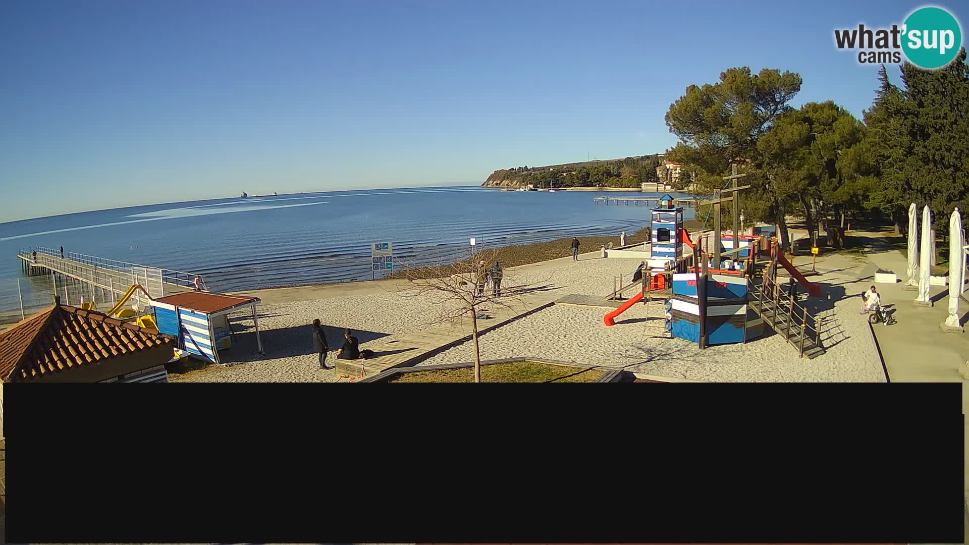 Cámara web en vivo Ankaran – Adria Ankaran Hotel & Resort – Eslovenia