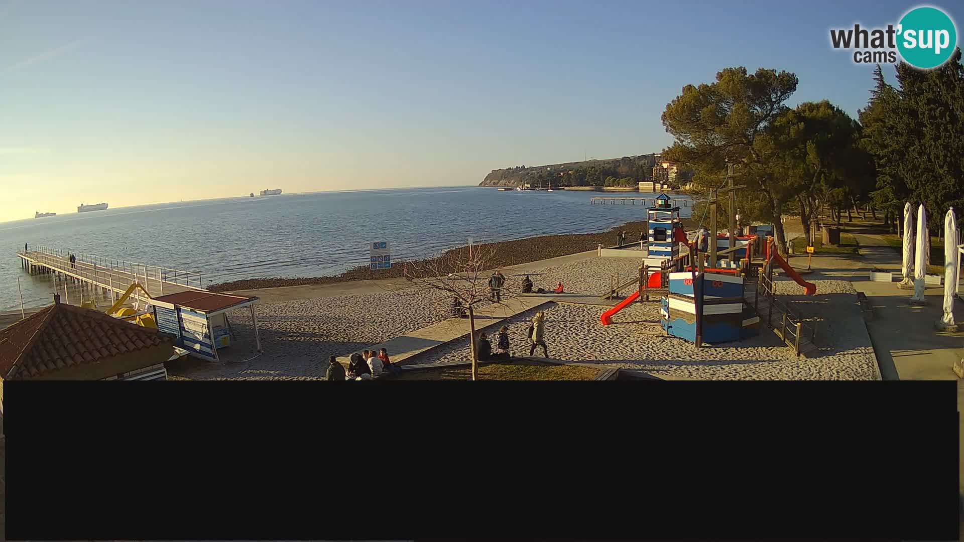 Live webcam Ankaran – Adria Ankaran Hotel & Resort – Slovenia