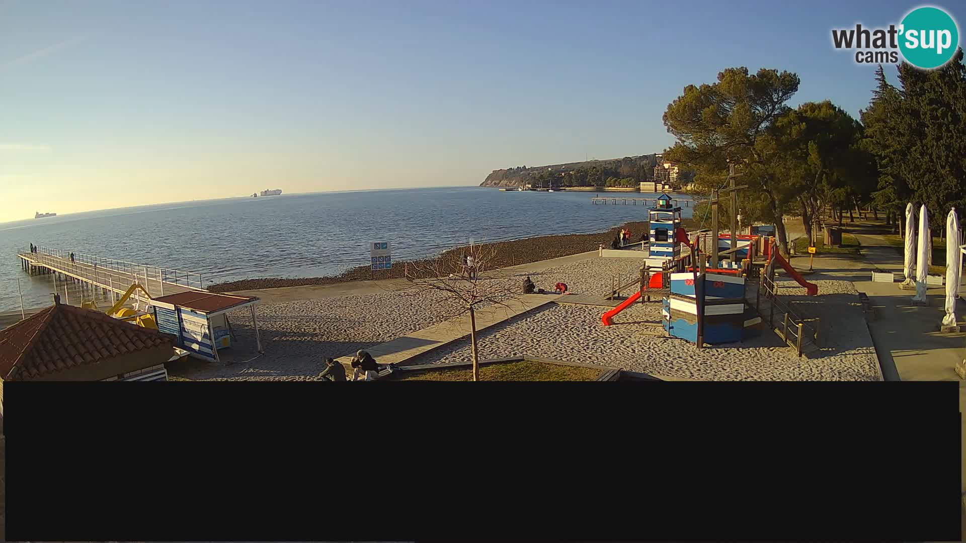 Live webcam Ankaran – Adria Ankaran Hotel & Resort – Slovenia