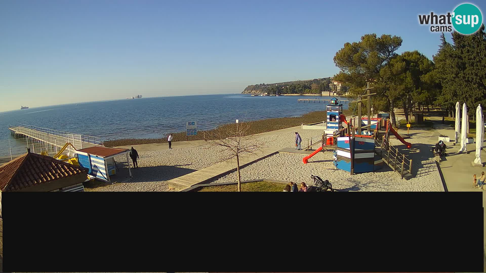 Live webcam Ankaran – Adria Ankaran Hotel & Resort – Slovenia