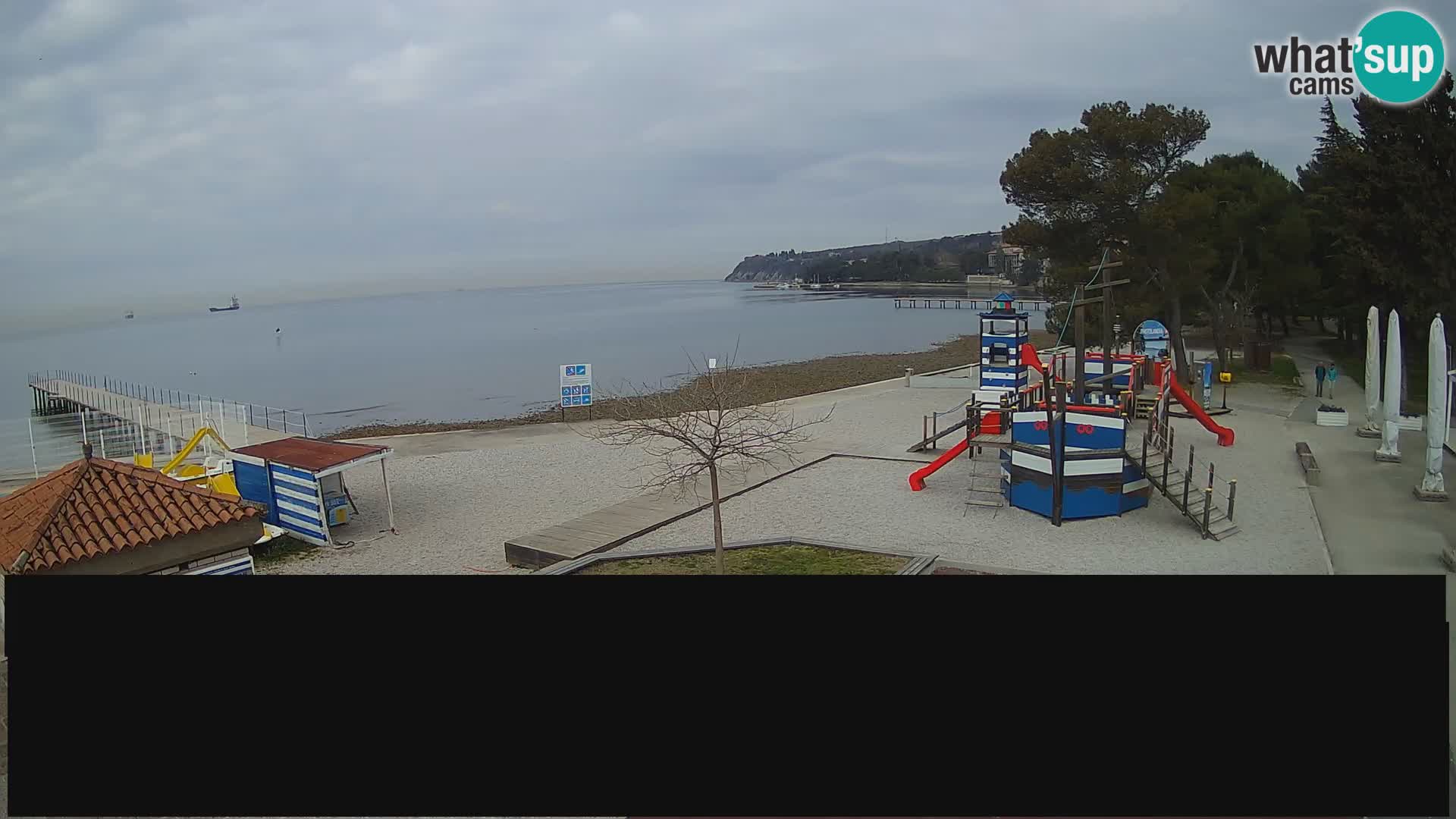 Live webcam Ankaran – Adria Ankaran Hotel & Resort – Slovenia