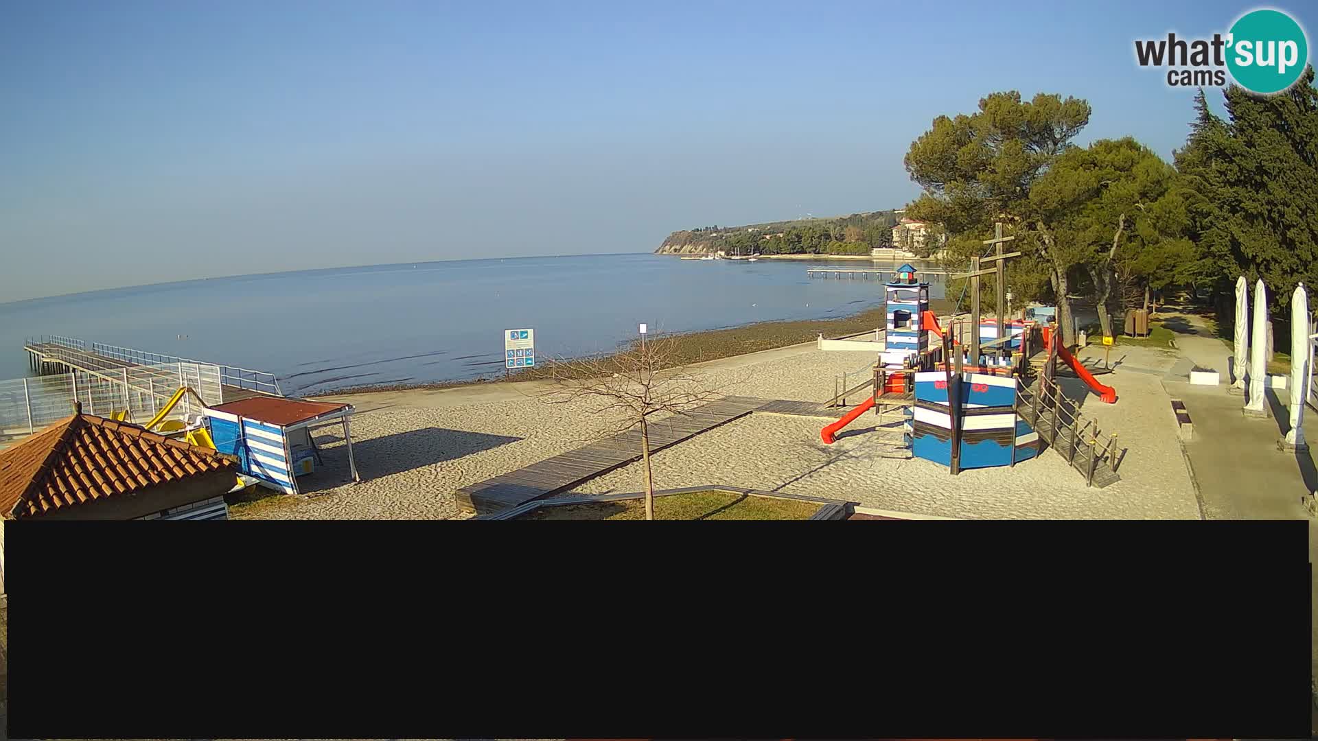 Cámara web en vivo Ankaran – Adria Ankaran Hotel & Resort – Eslovenia