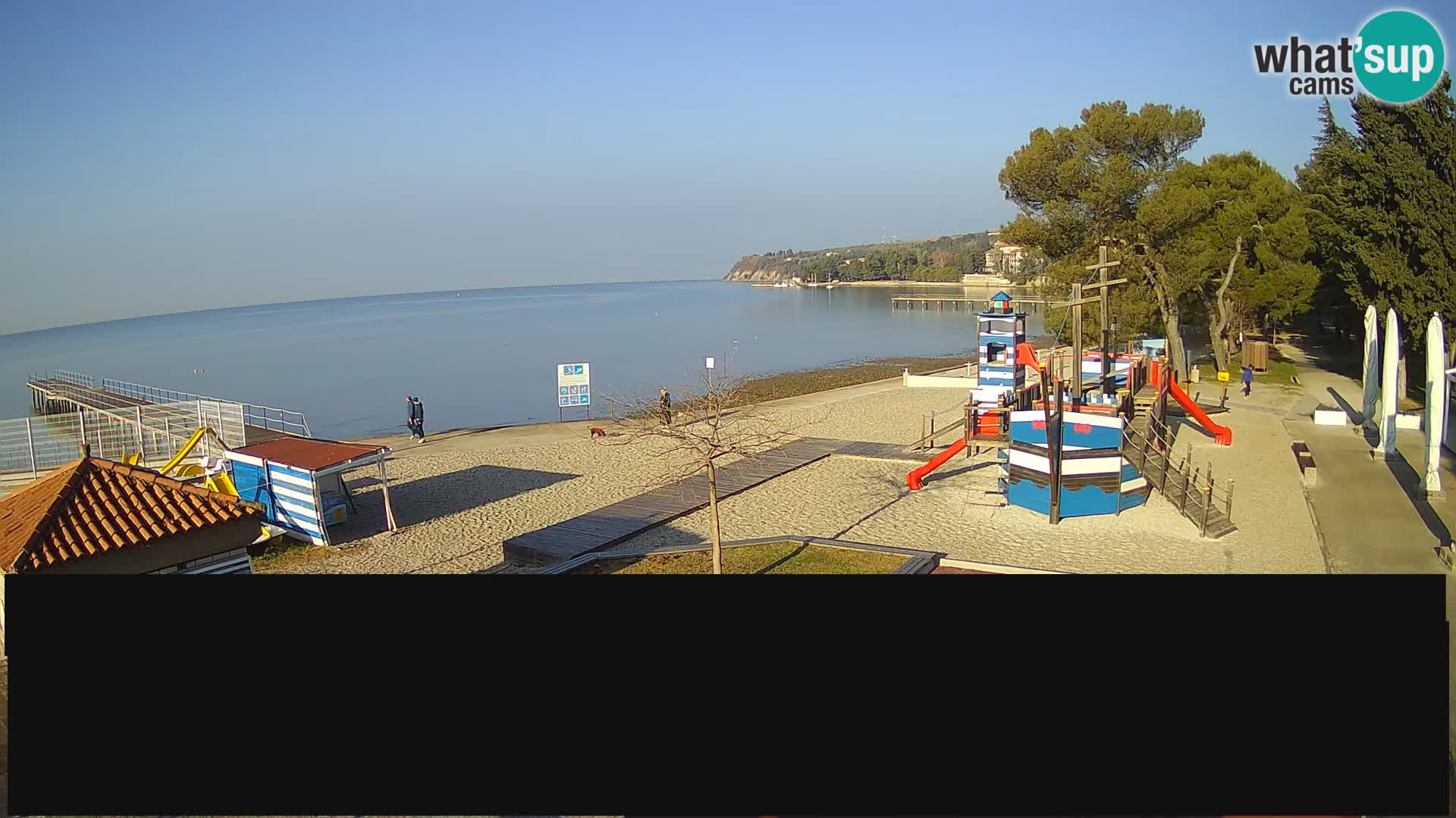 Cámara web en vivo Ankaran – Adria Ankaran Hotel & Resort – Eslovenia