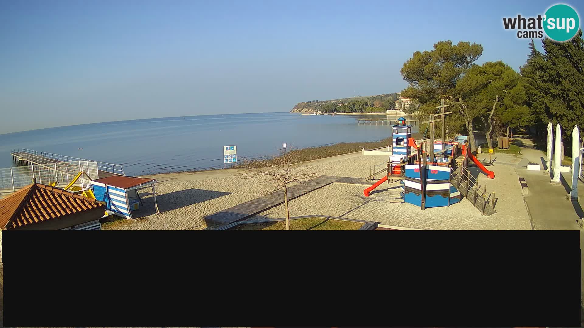 Cámara web en vivo Ankaran – Adria Ankaran Hotel & Resort – Eslovenia