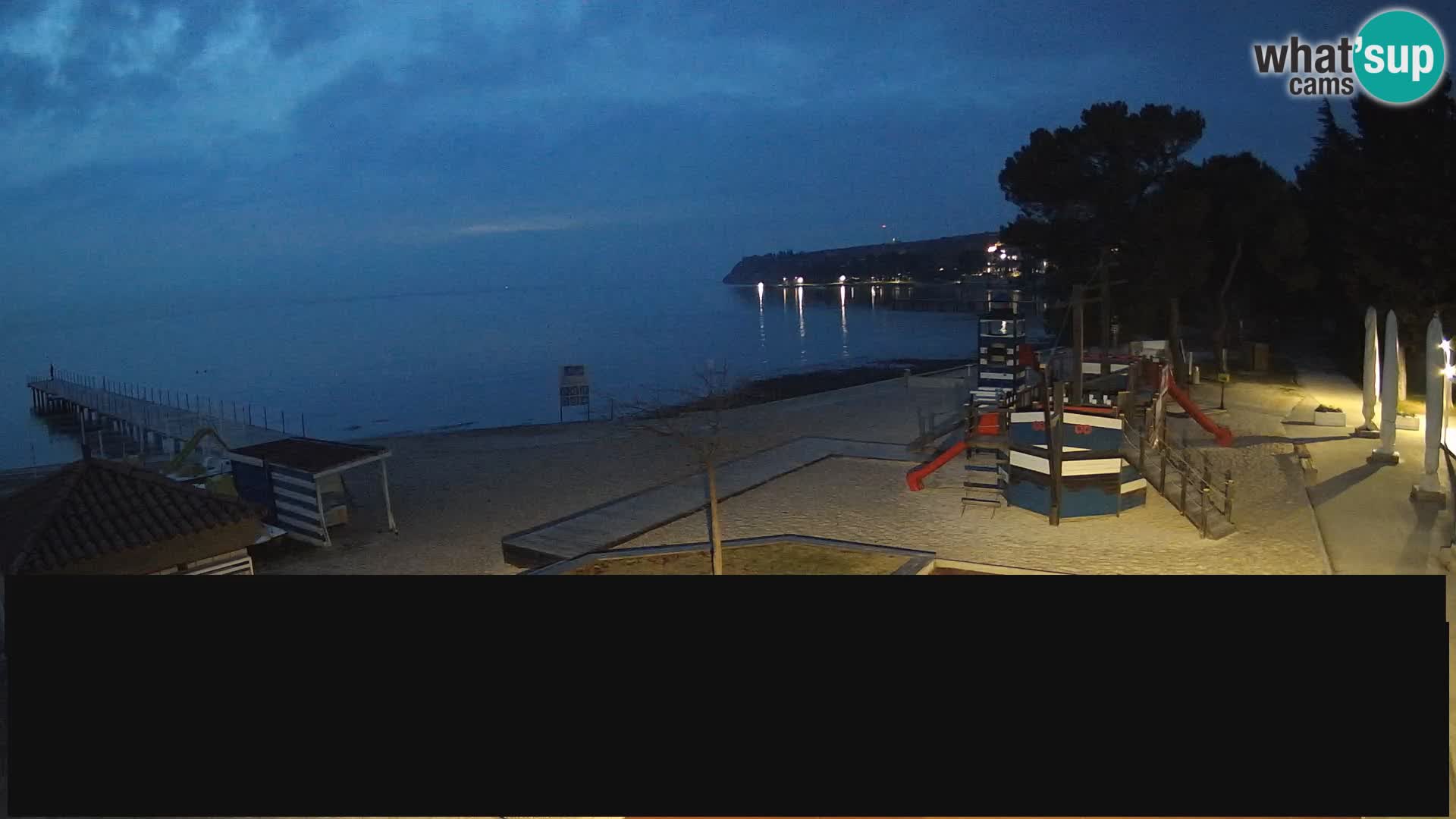 Cámara web en vivo Ankaran – Adria Ankaran Hotel & Resort – Eslovenia