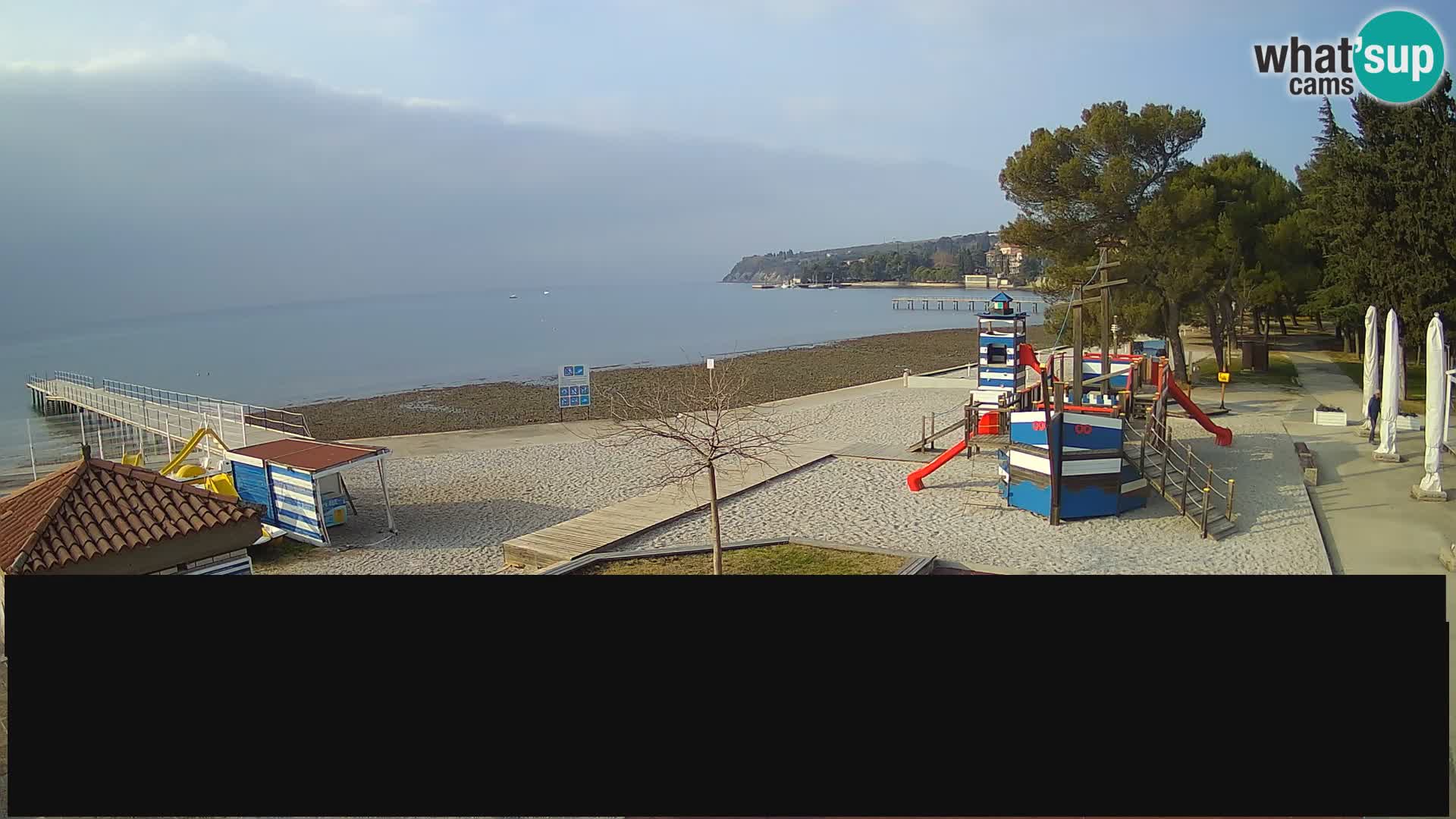 Live webcam Ankaran – Adria Ankaran Hotel & Resort – Slovenia