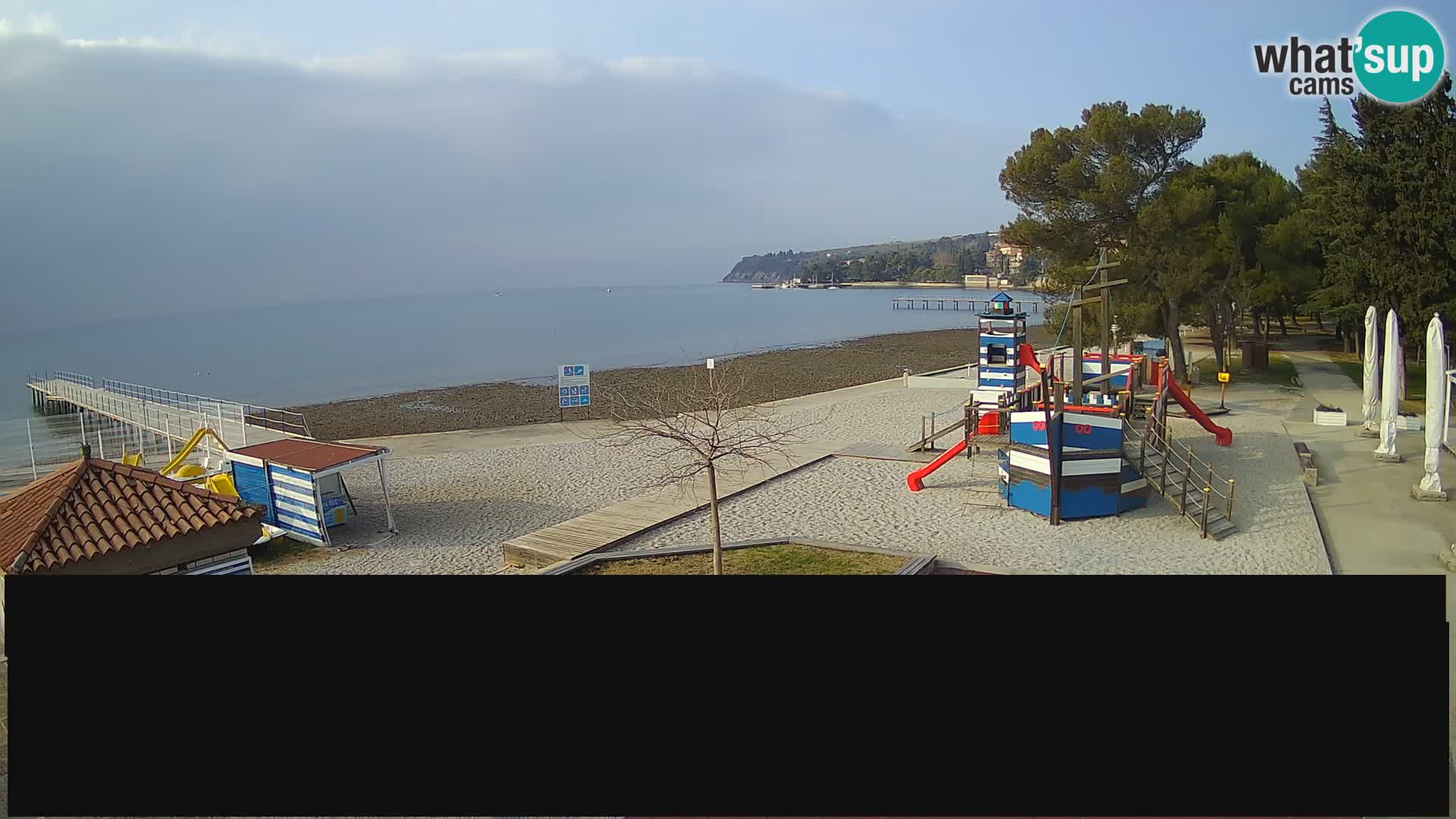 Cámara web en vivo Ankaran – Adria Ankaran Hotel & Resort – Eslovenia