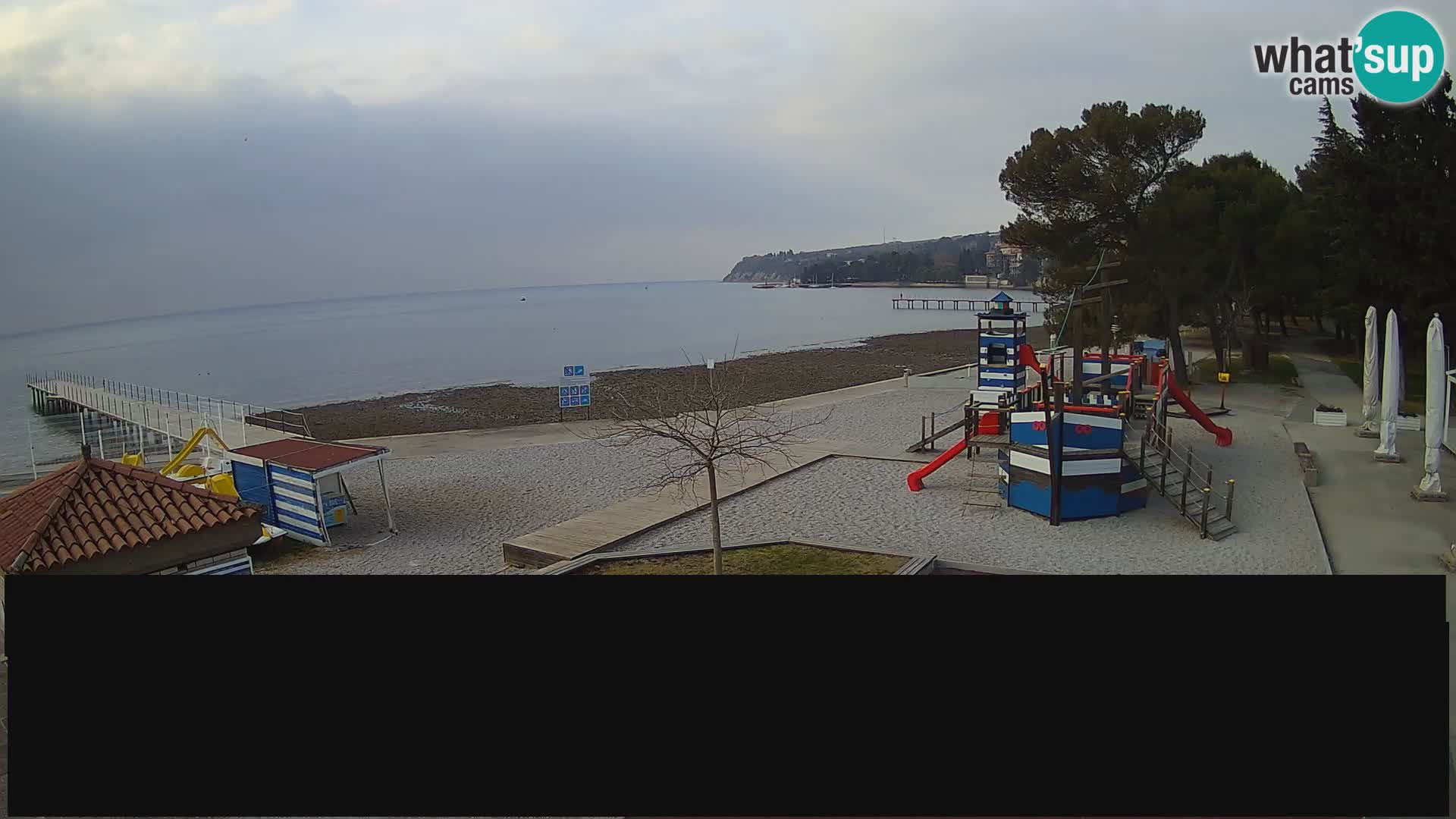 Web kamera uživo Ankaran – Adria Ankaran Hotel & Resort – Slovenija