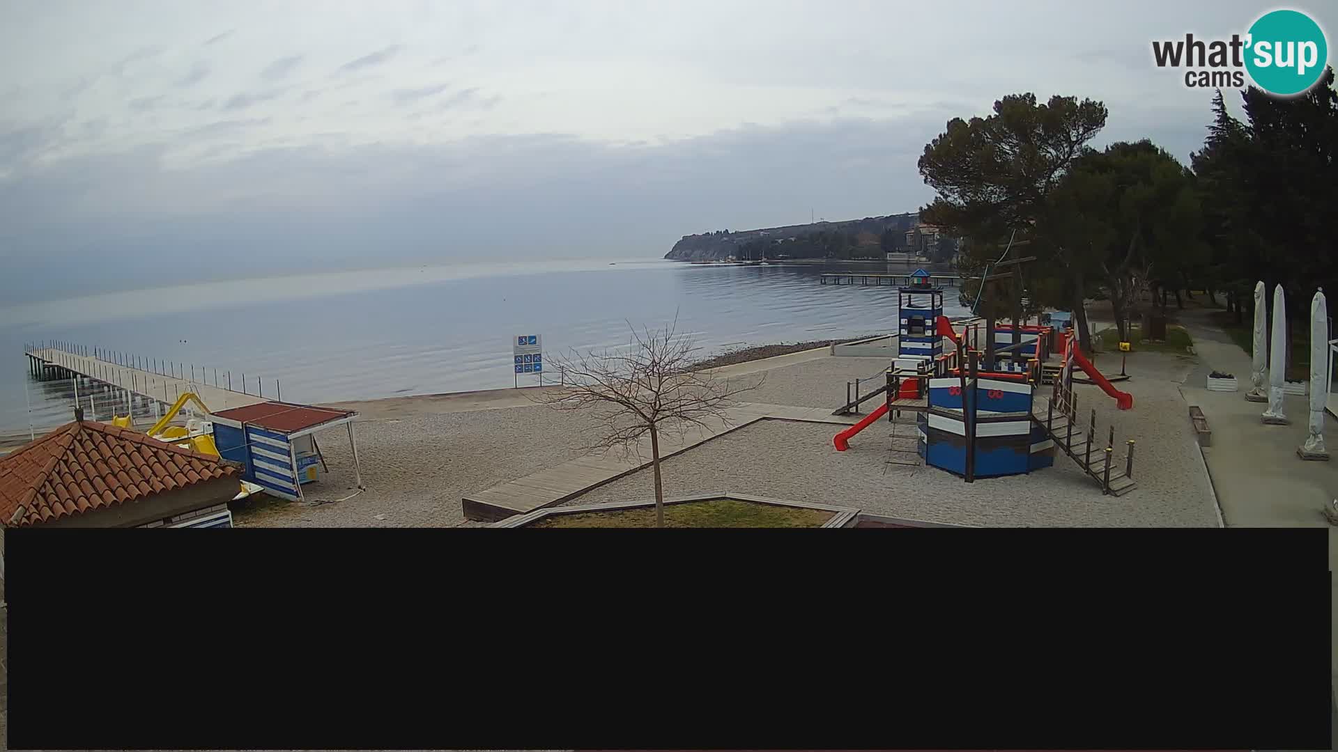 Web kamera uživo Ankaran – Adria Ankaran Hotel & Resort – Slovenija