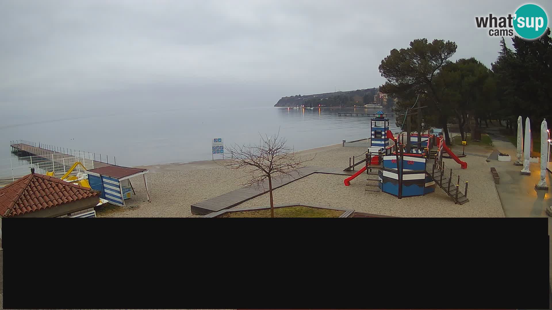 Web kamera uživo Ankaran – Adria Ankaran Hotel & Resort – Slovenija