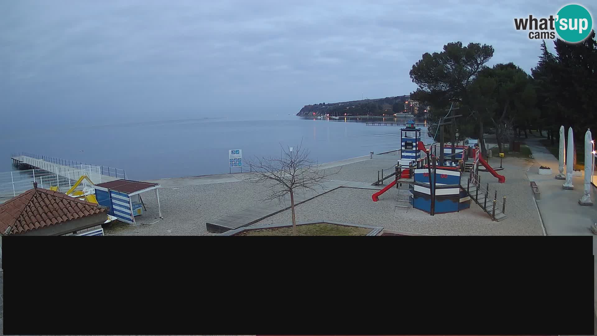 Live webcam Ankaran – Adria Ankaran Hotel & Resort – Slovenia