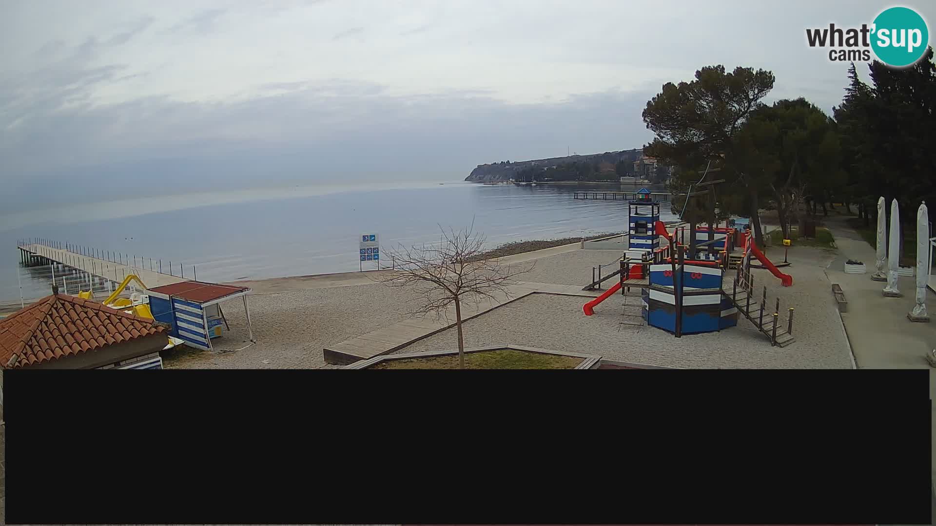 Live webcam Ankaran – Adria Ankaran Hotel & Resort – Slovenia