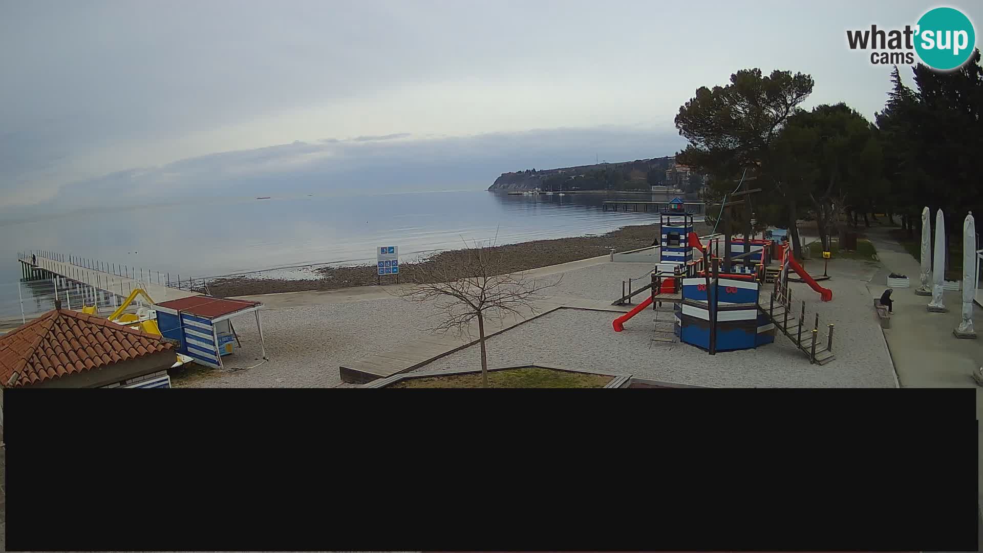 Cámara web en vivo Ankaran – Adria Ankaran Hotel & Resort – Eslovenia