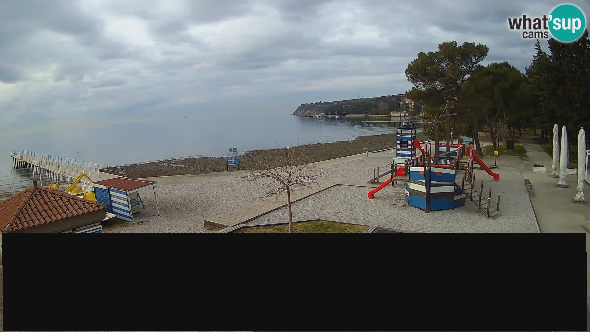 Live webcam Ankaran – Adria Ankaran Hotel & Resort – Slovenia