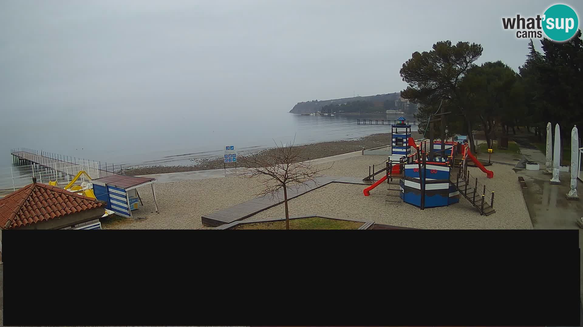 Cámara web en vivo Ankaran – Adria Ankaran Hotel & Resort – Eslovenia