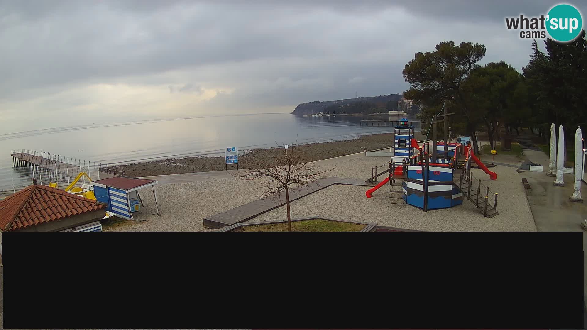 Cámara web en vivo Ankaran – Adria Ankaran Hotel & Resort – Eslovenia