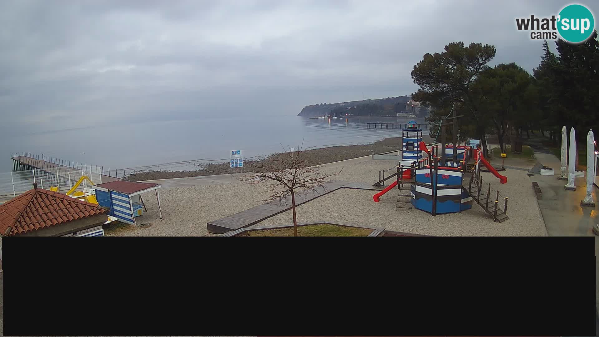 Web kamera uživo Ankaran – Adria Ankaran Hotel & Resort – Slovenija