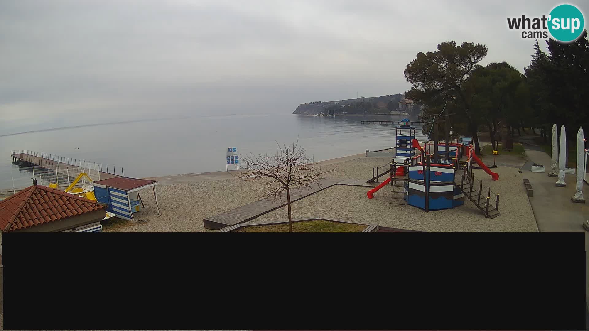 Live webcam Ankaran – Adria Ankaran Hotel & Resort – Slovenia