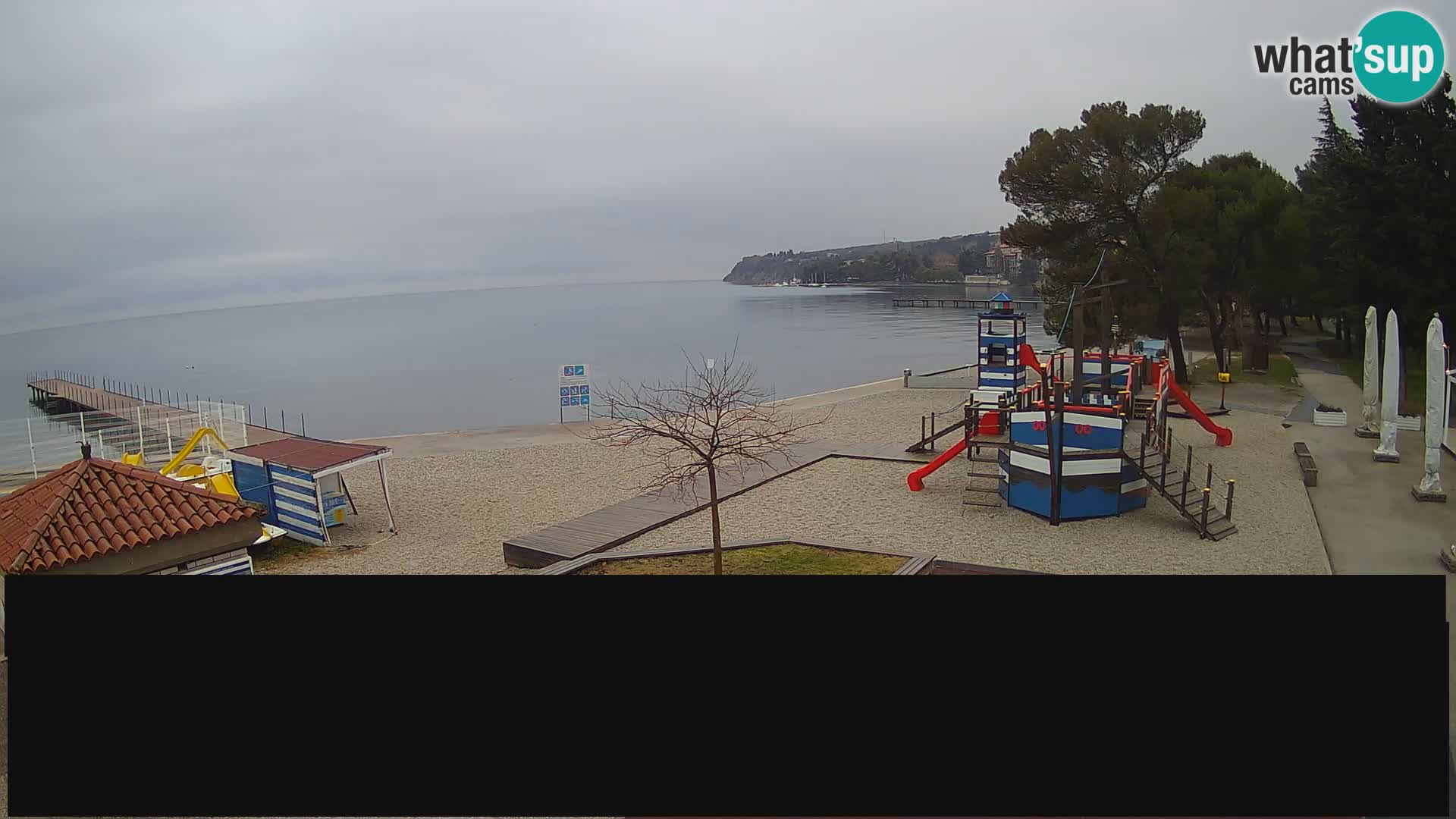 Cámara web en vivo Ankaran – Adria Ankaran Hotel & Resort – Eslovenia