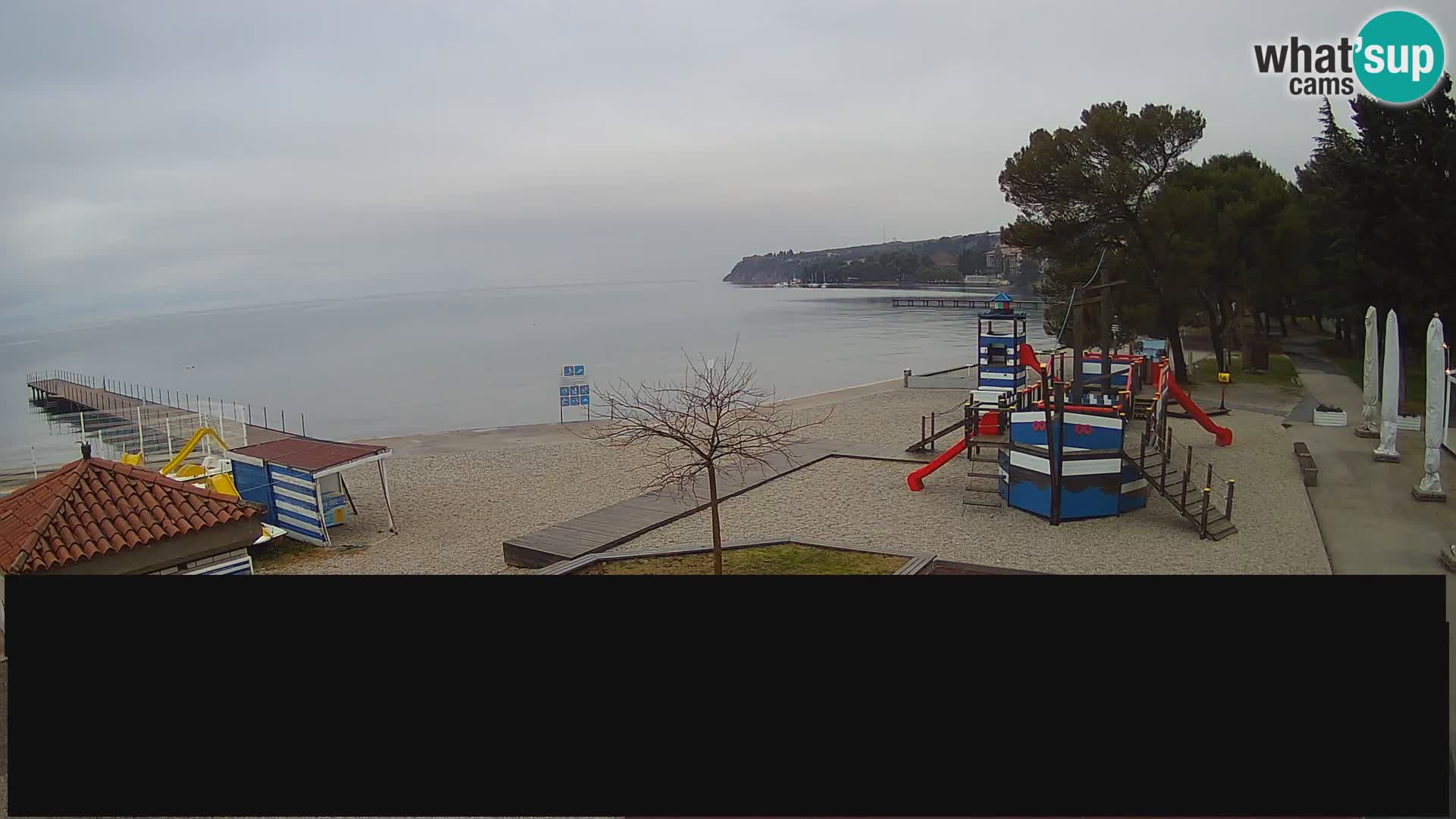 Live webcam Ankaran – Adria Ankaran Hotel & Resort – Slovenia