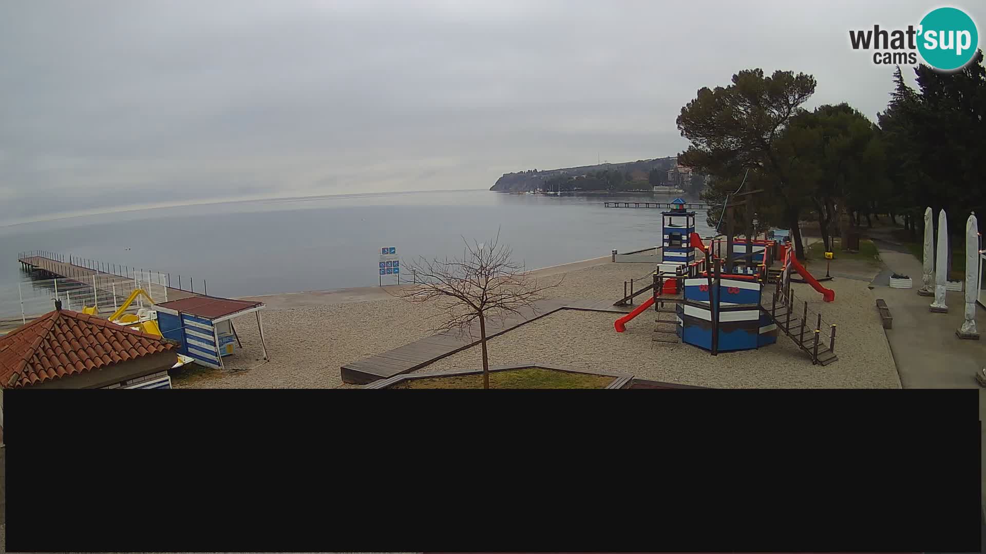 Cámara web en vivo Ankaran – Adria Ankaran Hotel & Resort – Eslovenia