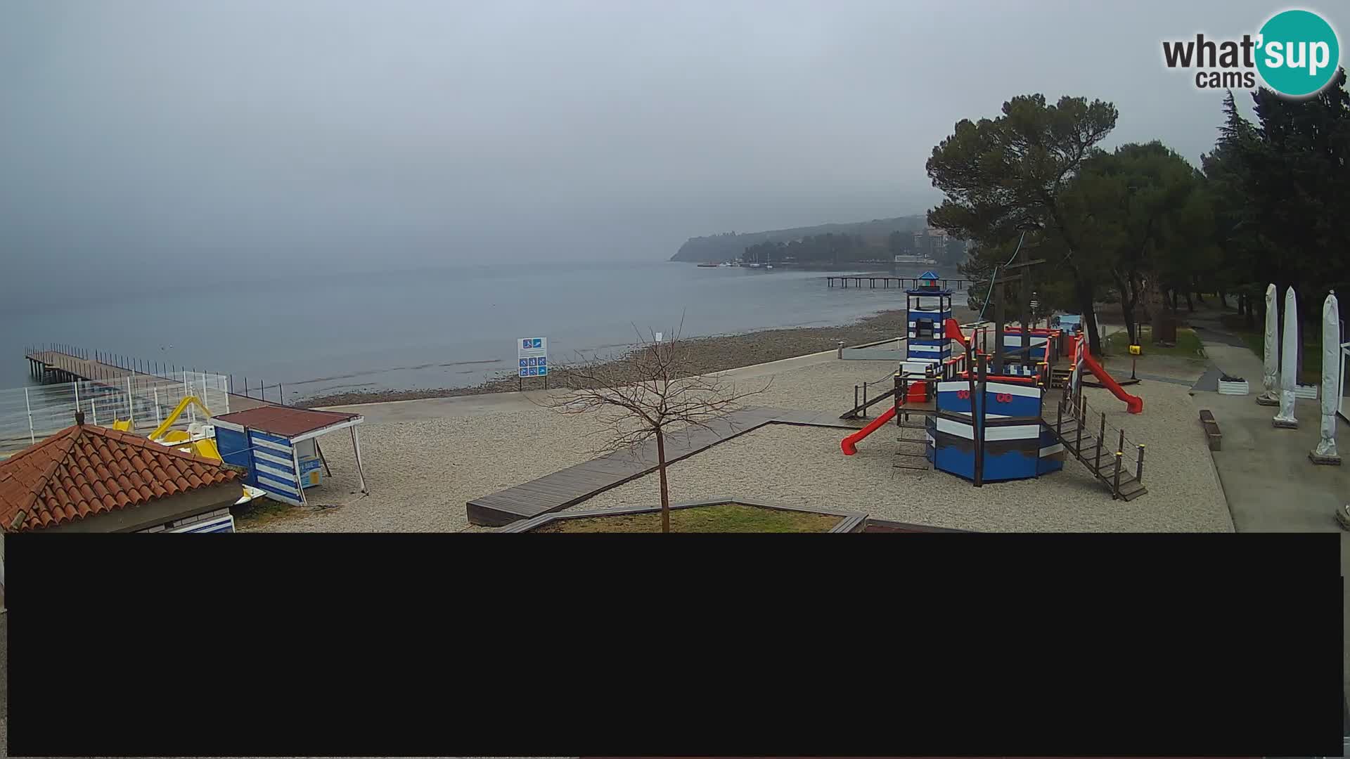 Web kamera uživo Ankaran – Adria Ankaran Hotel & Resort – Slovenija