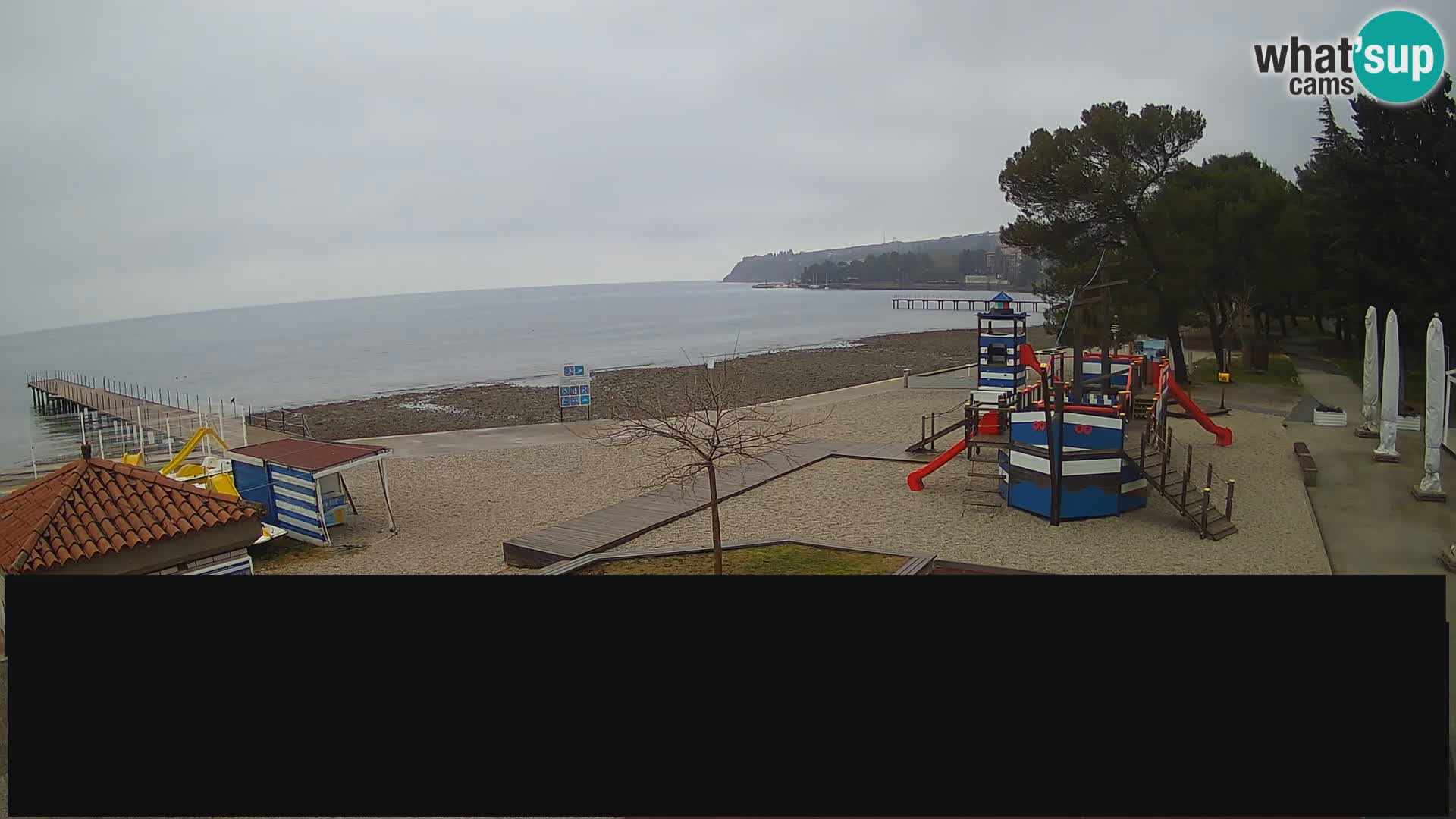 Web kamera uživo Ankaran – Adria Ankaran Hotel & Resort – Slovenija