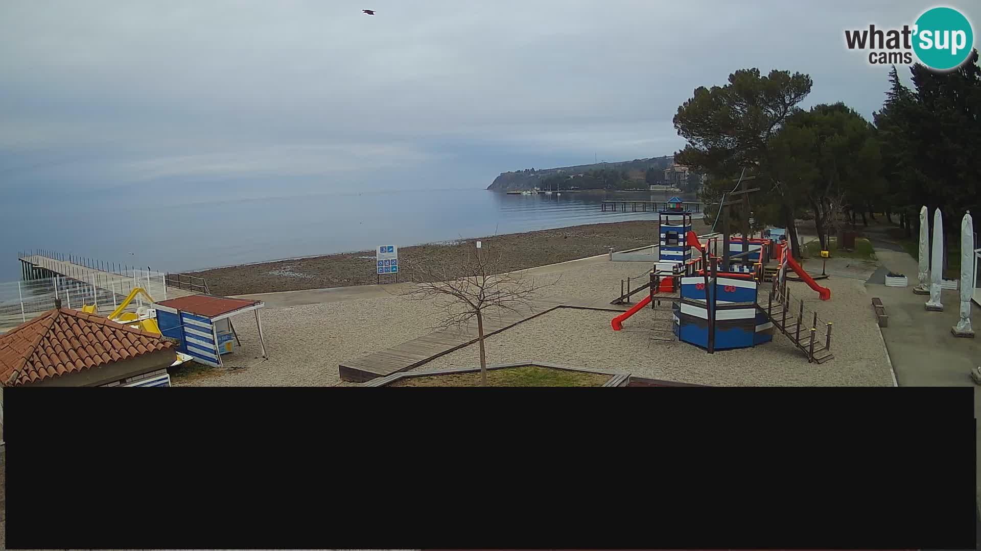 Cámara web en vivo Ankaran – Adria Ankaran Hotel & Resort – Eslovenia