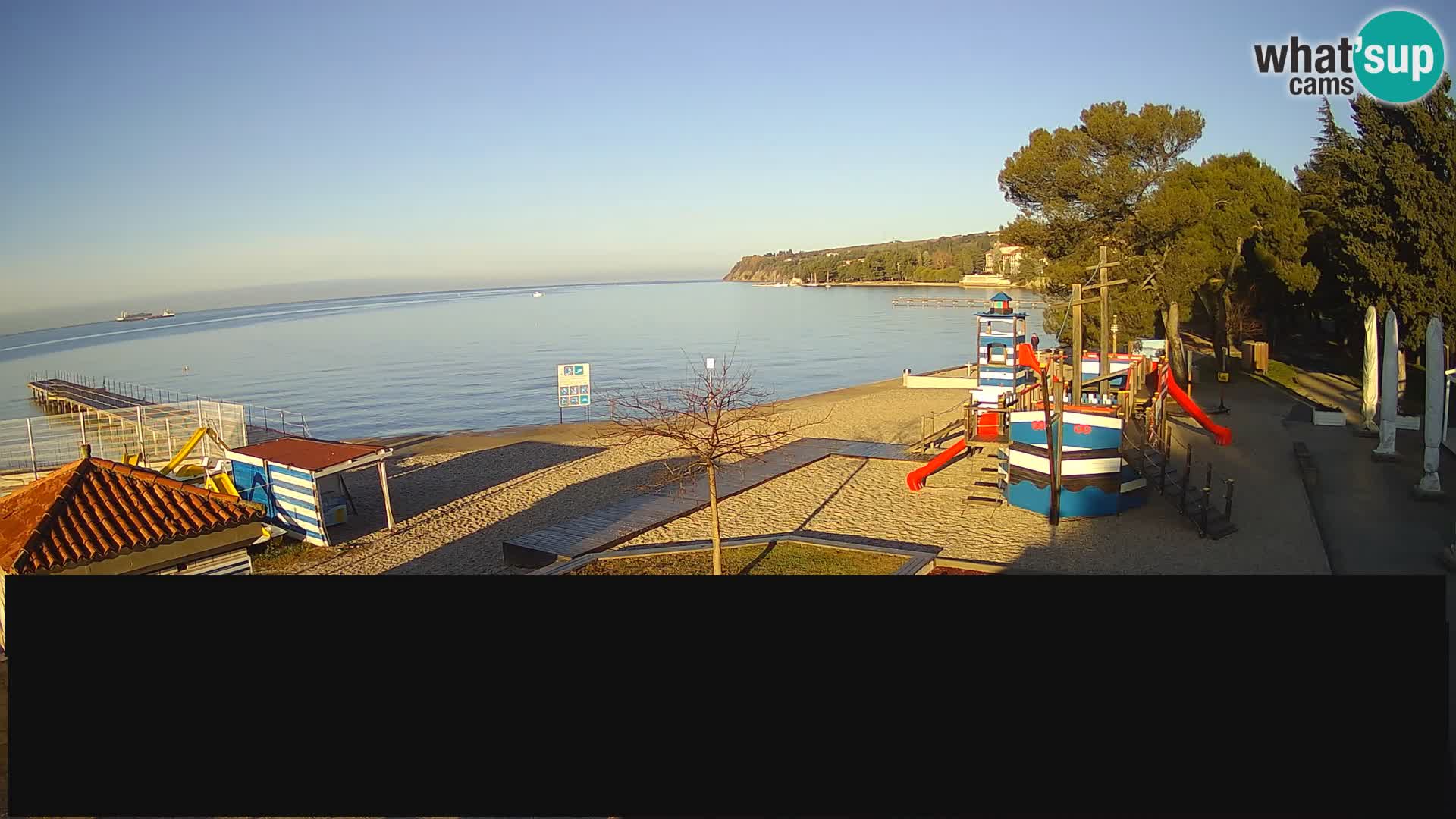 Web kamera uživo Ankaran – Adria Ankaran Hotel & Resort – Slovenija