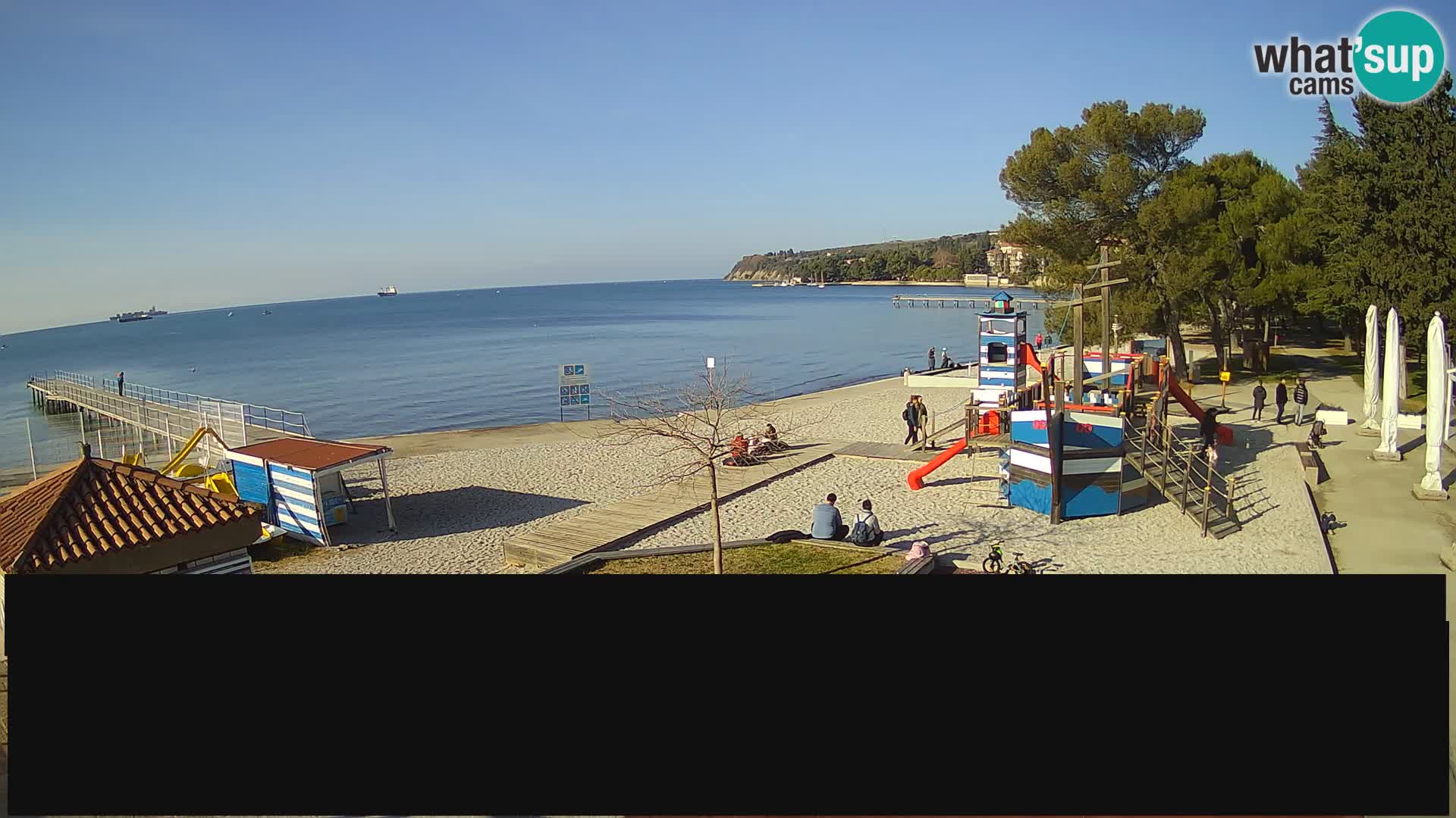 Cámara web en vivo Ankaran – Adria Ankaran Hotel & Resort – Eslovenia