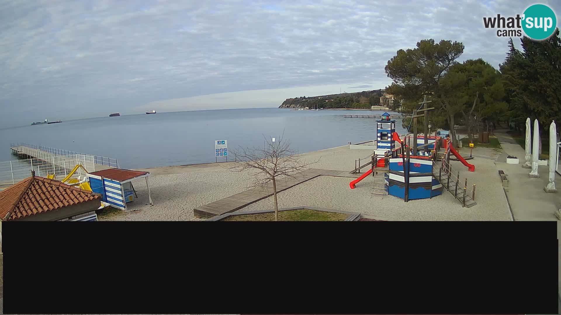 Live webcam Ankaran – Adria Ankaran Hotel & Resort – Slovenia