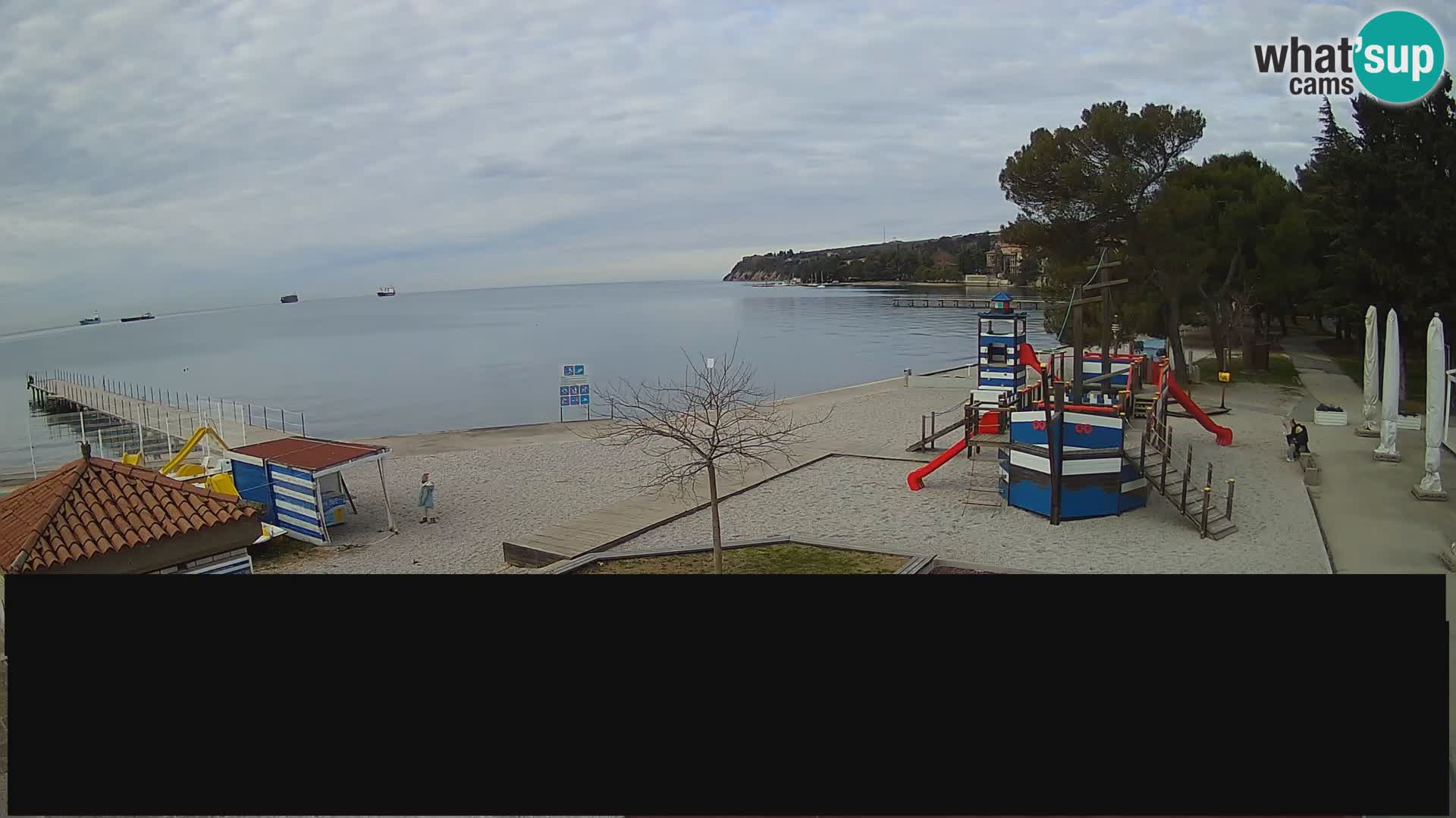 Live webcam Ankaran – Adria Ankaran Hotel & Resort – Slovenia