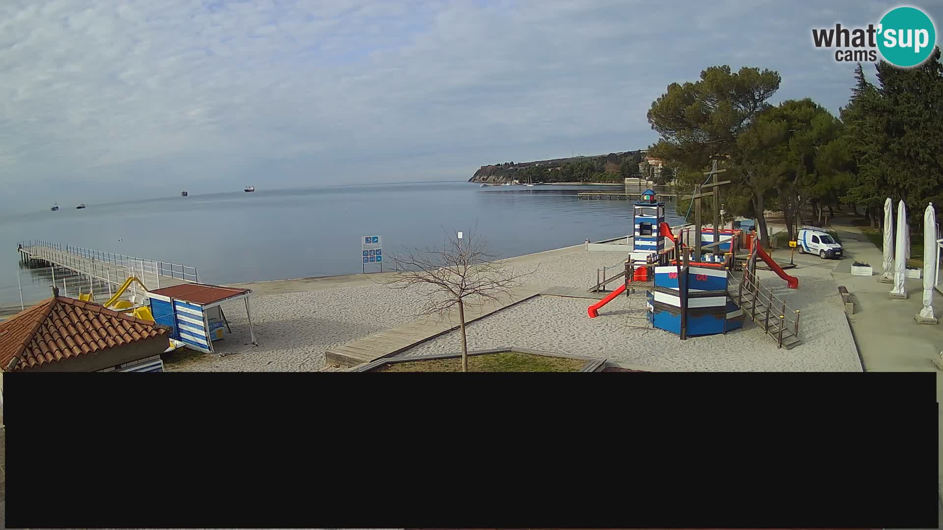 Webcam en direct Ankaran – Adria Ankaran Hotel & Resort – Slovénie