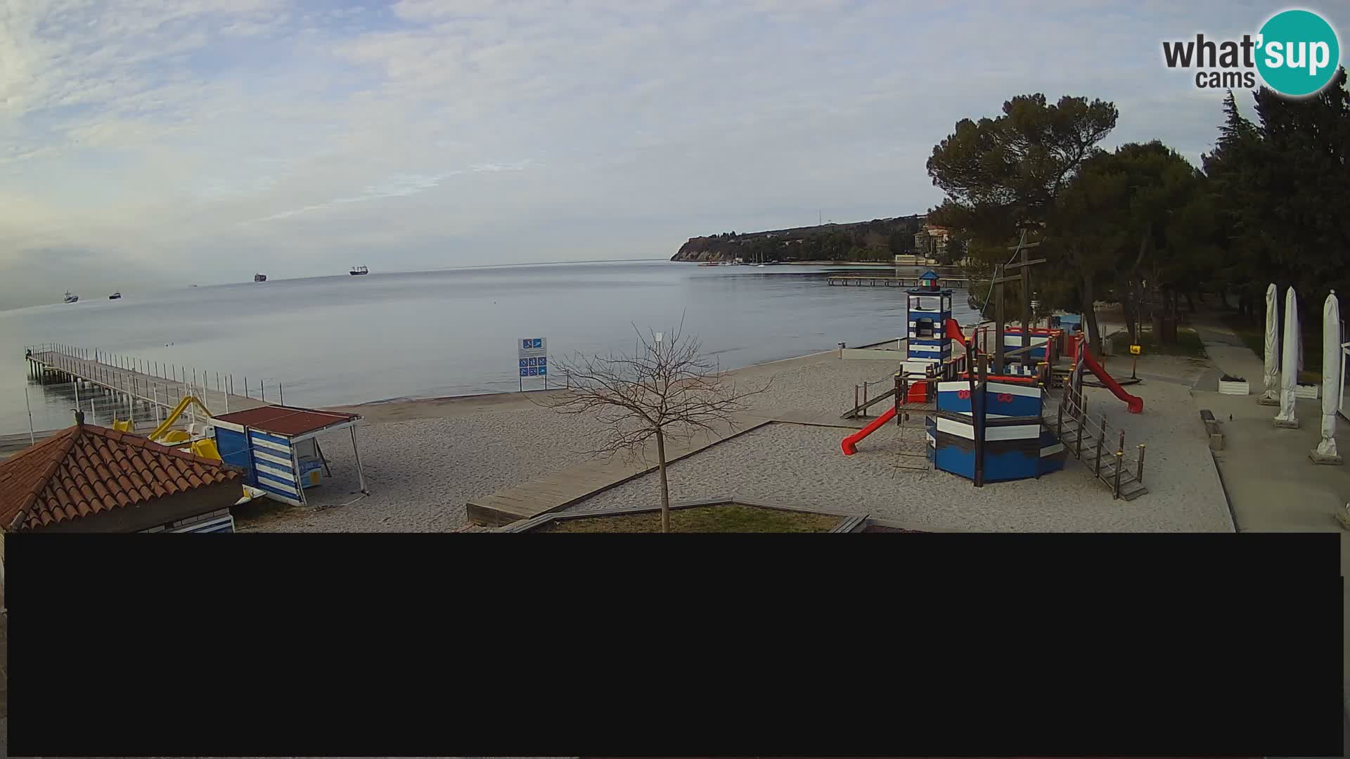 Cámara web en vivo Ankaran – Adria Ankaran Hotel & Resort – Eslovenia