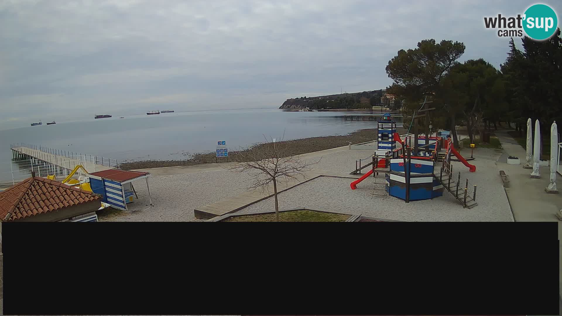 Cámara web en vivo Ankaran – Adria Ankaran Hotel & Resort – Eslovenia