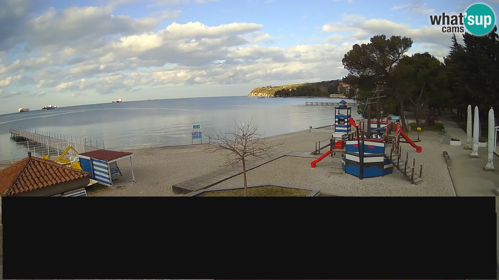 Live webcam Ankaran – Adria Ankaran Hotel & Resort – Slovenia