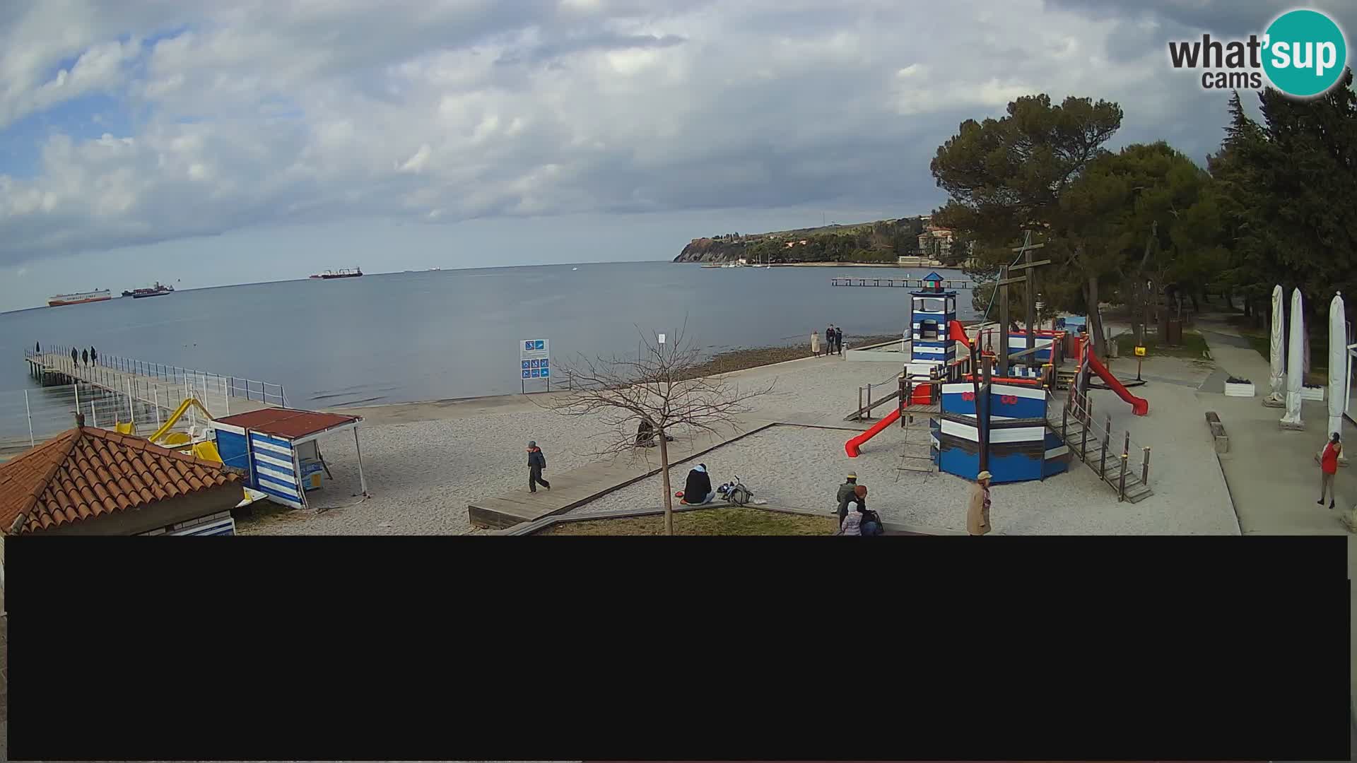 Live webcam Ankaran – Adria Ankaran Hotel & Resort – Slovenia